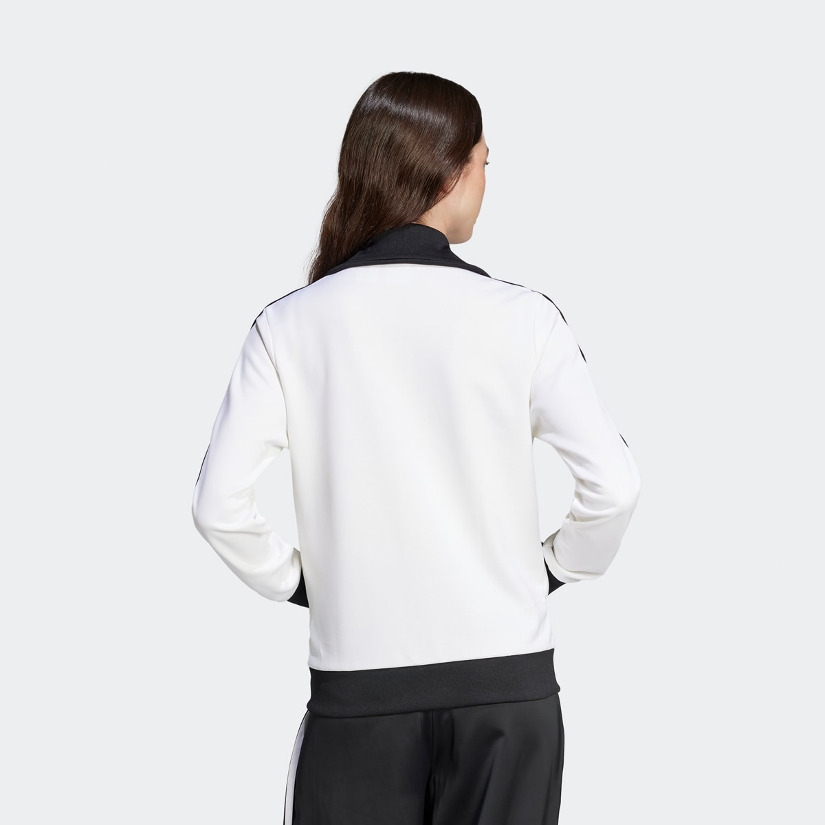 adidas Originals Beckenbauer trainingsjacke women Hoodies & Sweaters wit Maat L Kleding