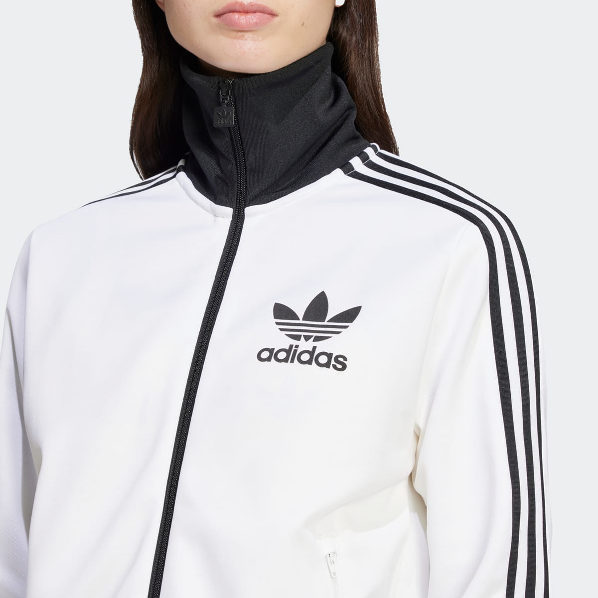 adidas Originals Beckenbauer trainingsjacke women Hoodies & Sweaters wit Maat L Kleding