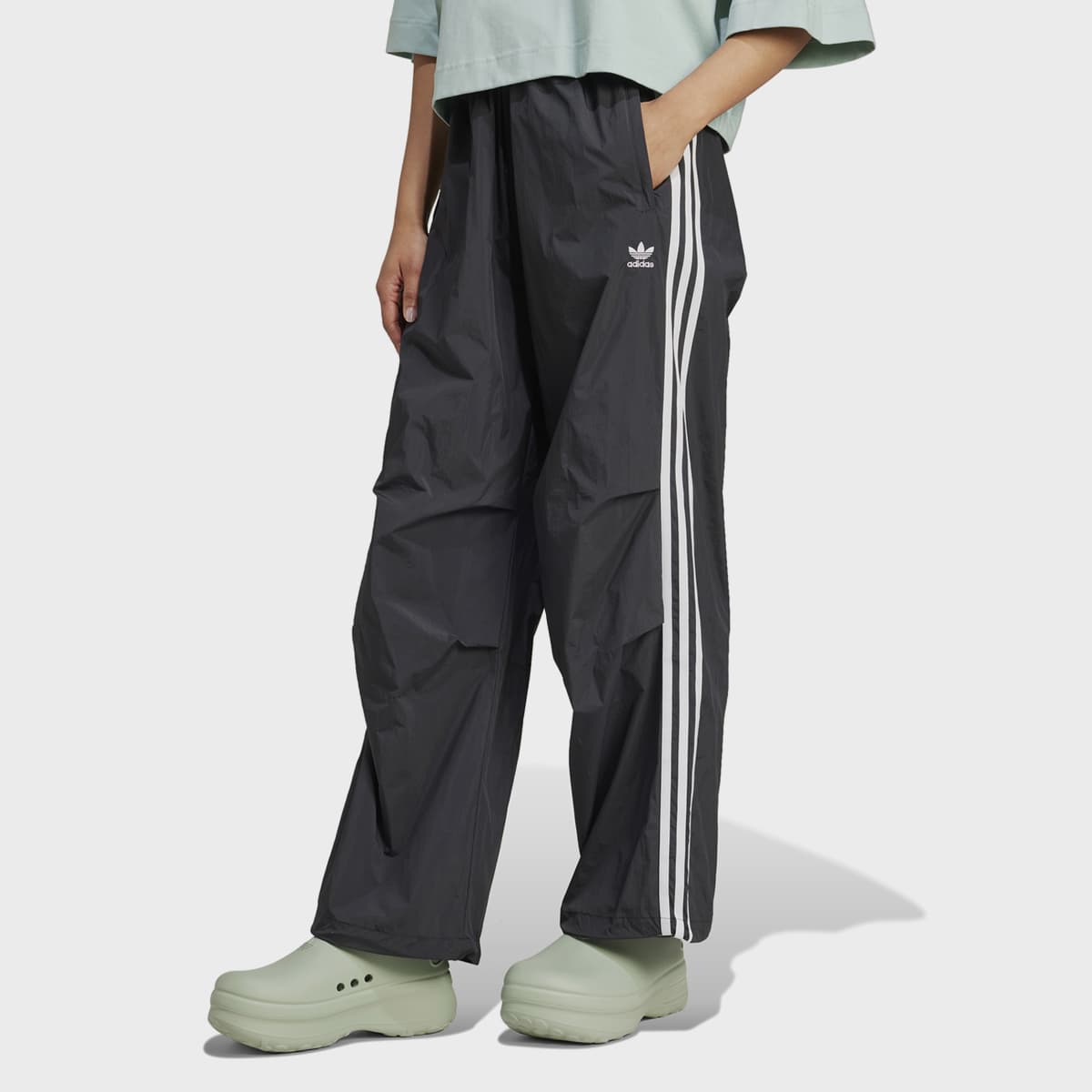 adidas Originals 3-Strepen Para Broek Trainingsbroeken in zwart formaten: XS