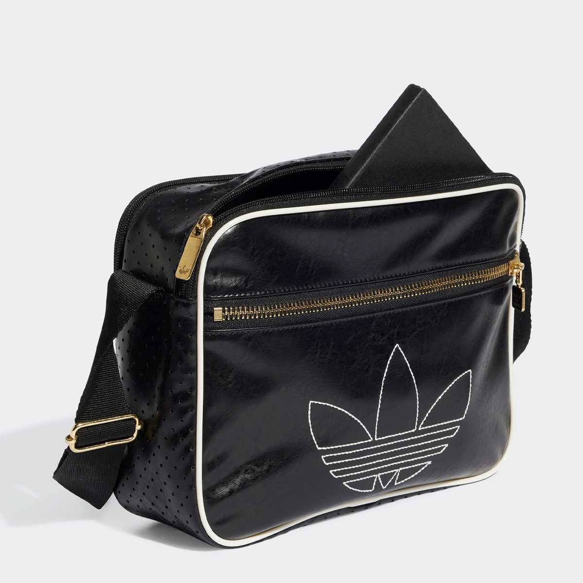 adidas Originals Airliner unisex Schoudertassen zwart Maat ONE SIZE Accessoires