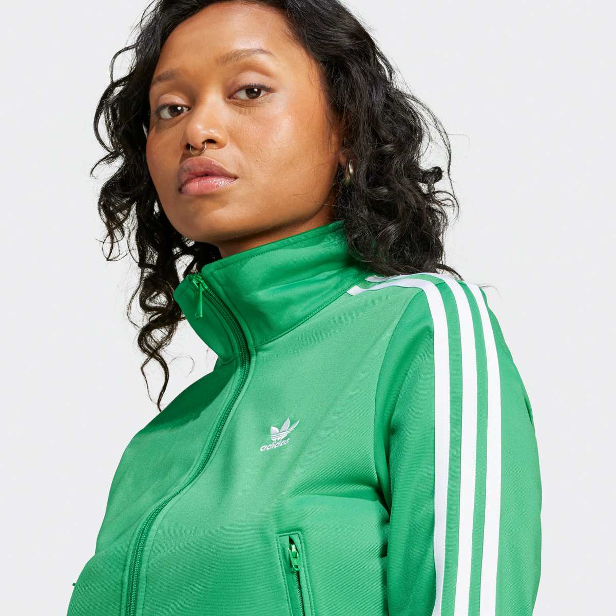 adidas Originals adicolor Firebird Trainingsjacke women Trainingspakken groen Maat XS Kleding