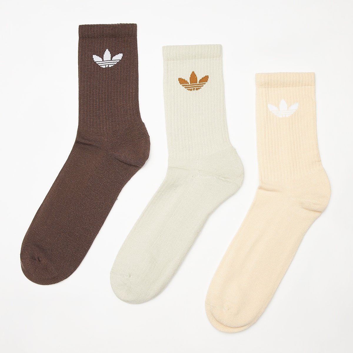 Adidas Originals 6 PACK Trefoil Cushion Crew Socks unisex Sokken multicolor Maat 37-39 Kleding