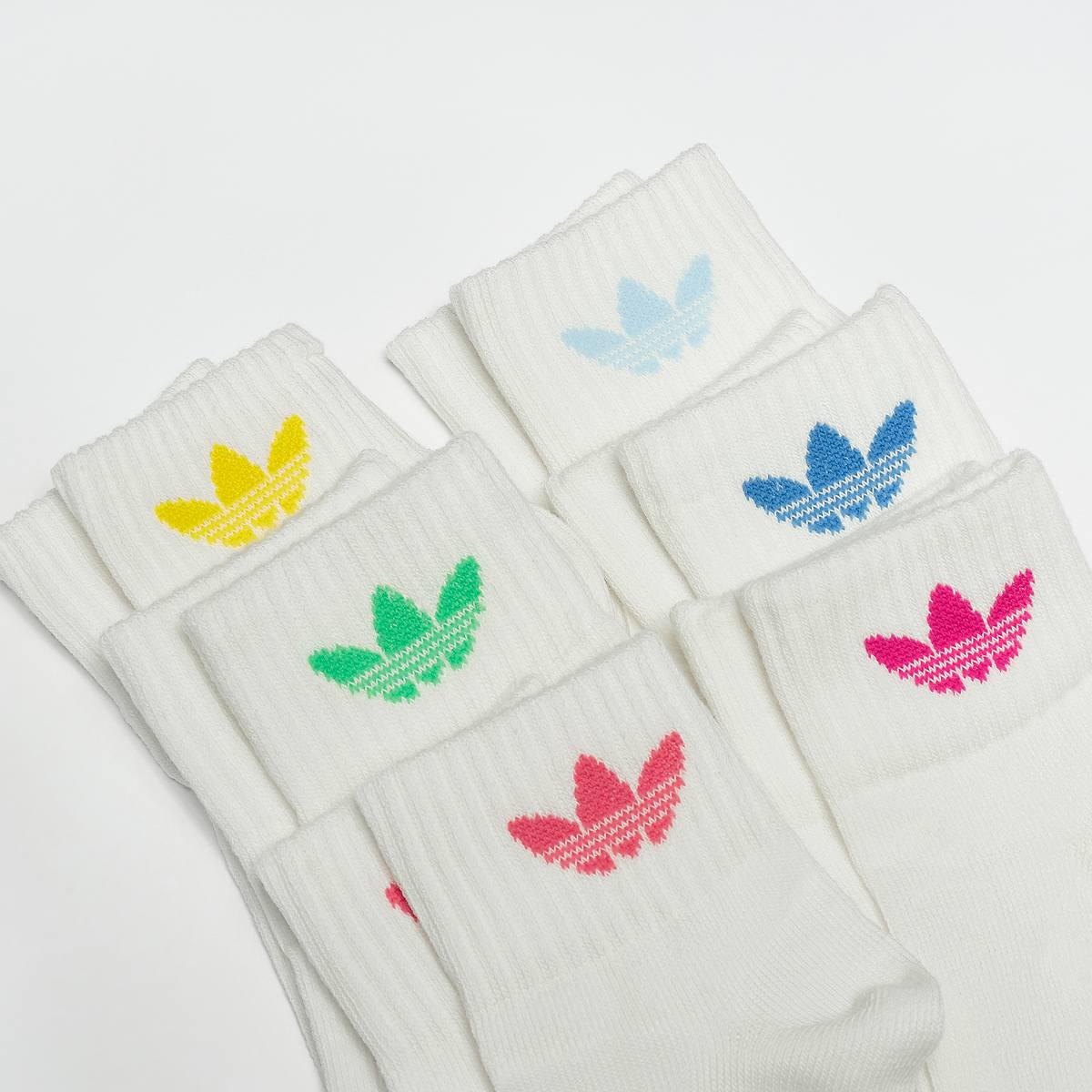 adidas Originals adicolor Trefoil Ankle Sokken Kids (6 Pack) Sokken in multicolor formaten: 22-24