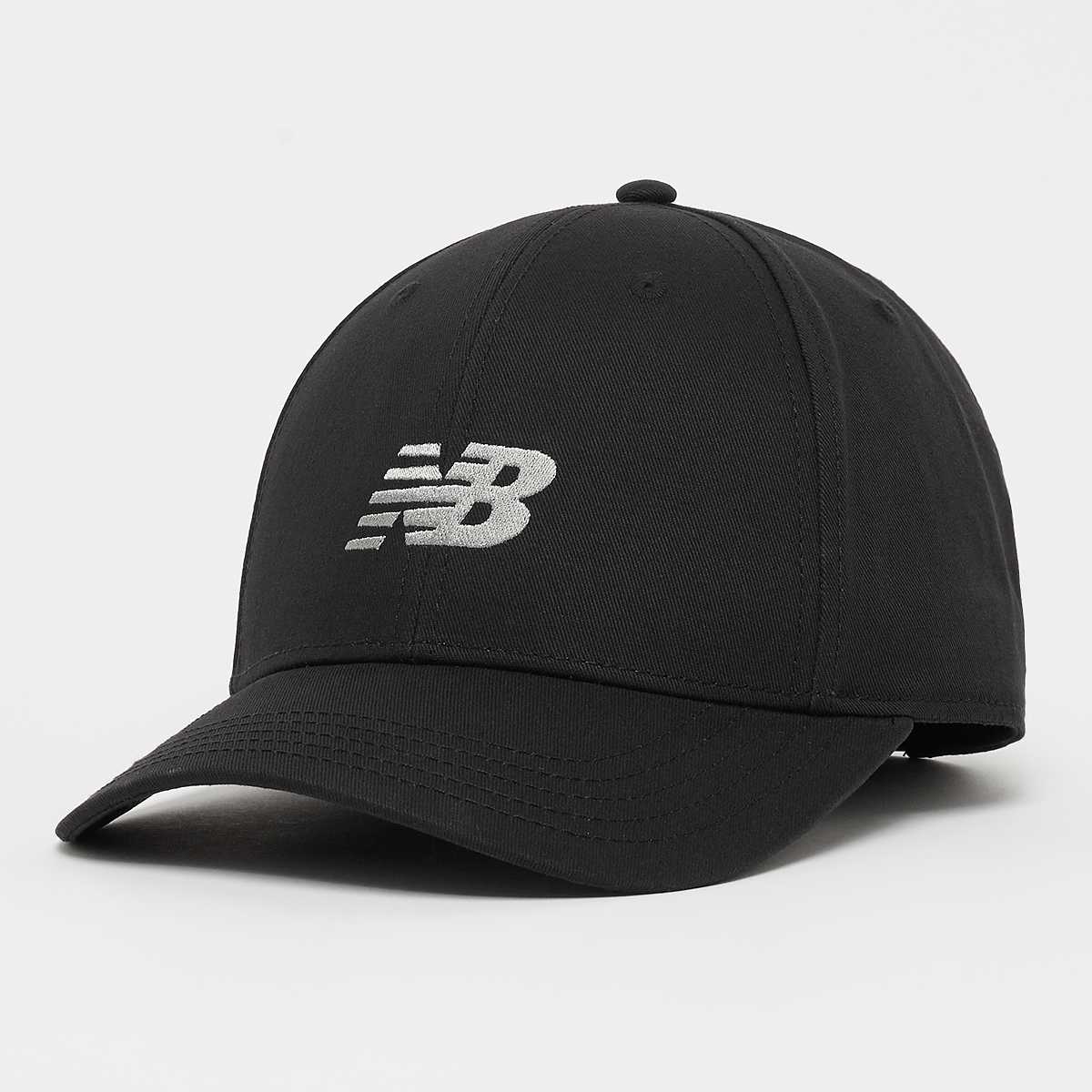 New Balance 6 Panel Structured Snapback unisex Caps zwart Maat ONE SIZE Accessoires