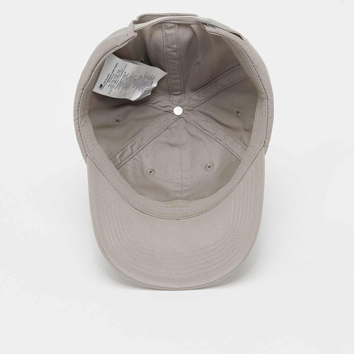 New Balance 6 Panel Linear Logo Hat unisex Caps beige Maat ONE SIZE Accessoires