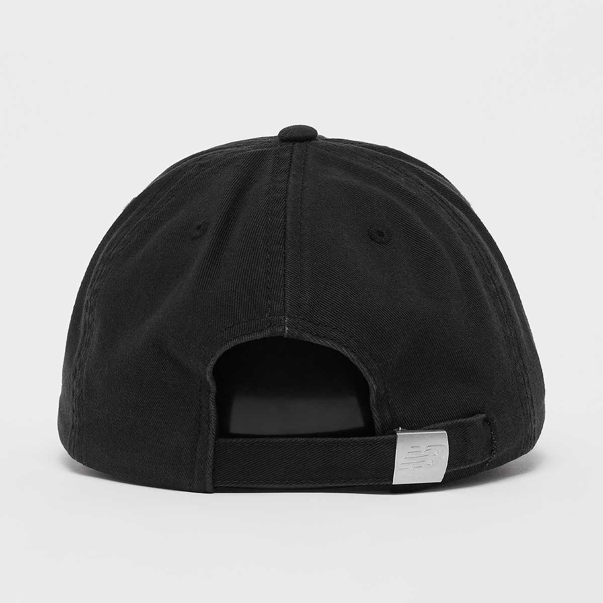 New Balance 6 Panel NB Patch Logo Hat Caps in zwart formaten: ONE SIZE