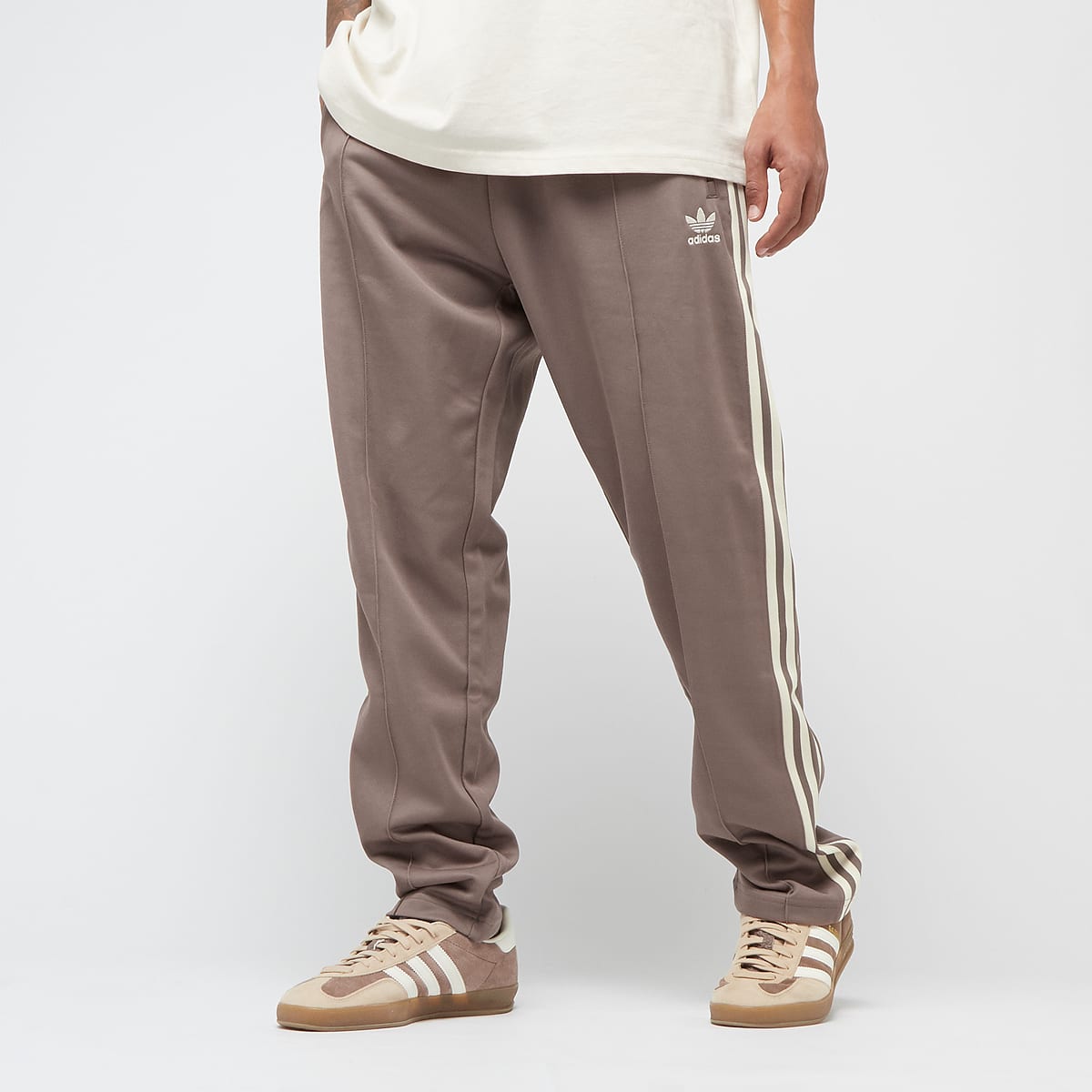 Adidas Originals adicolor Classics Beckenbauer Trainingsbroek Trainingsbroeken in bruin formaten: XL