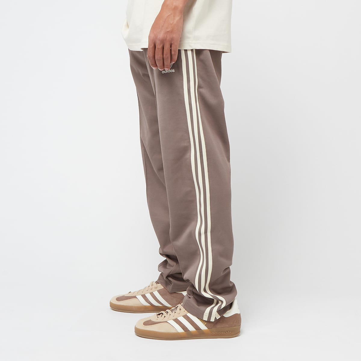 adidas Originals adicolor Classics Beckenbauer Trainingsbroek men Trainingsbroeken bruin Maat S Kleding