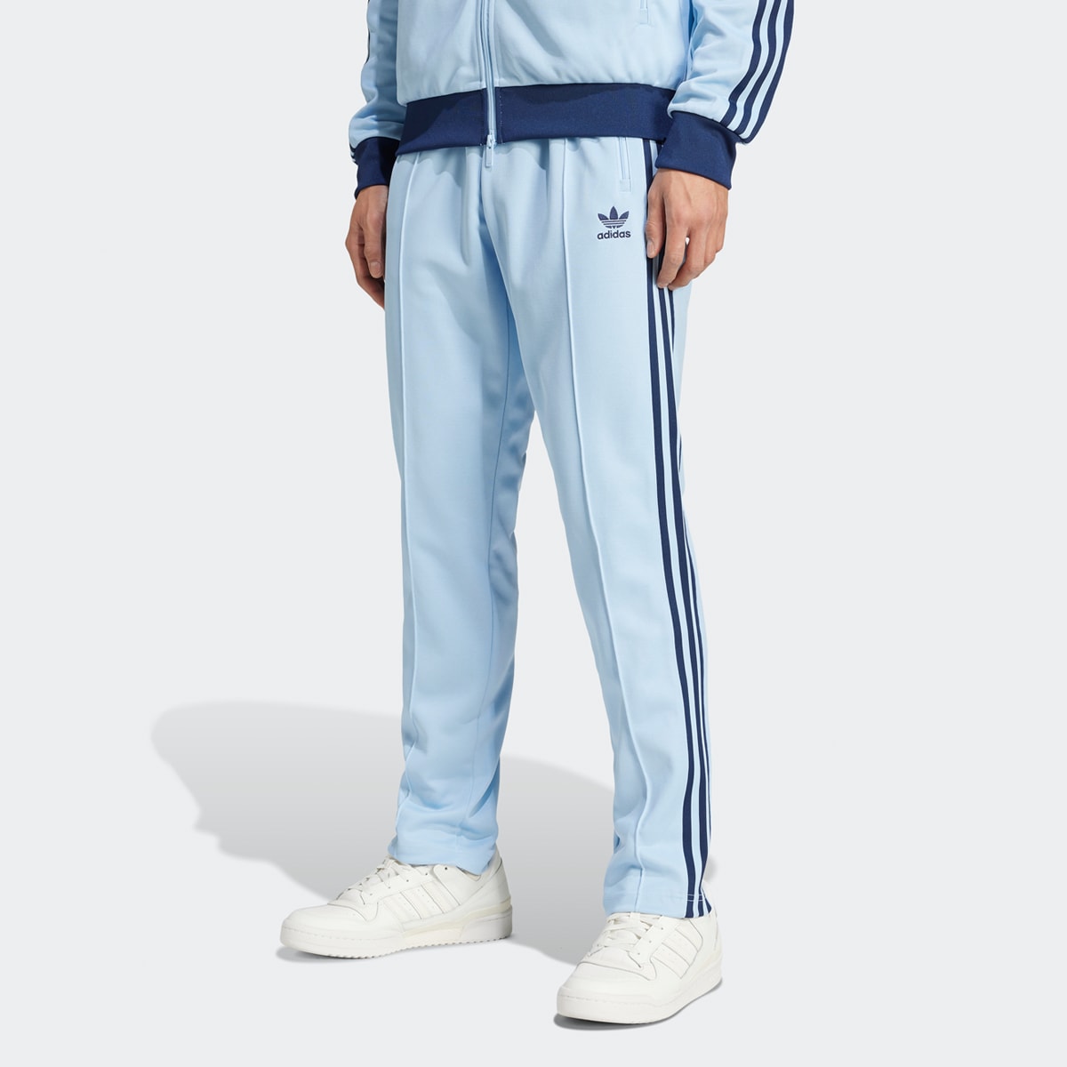 Adidas Originals adicolor Classics Beckenbauer Trainingsbroek Trainingsbroeken in blauw formaten: S