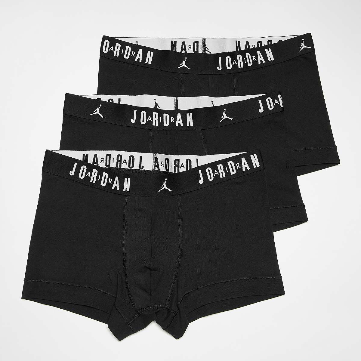 Jordan, 3 PACK - Flight Cotton Trunk, black