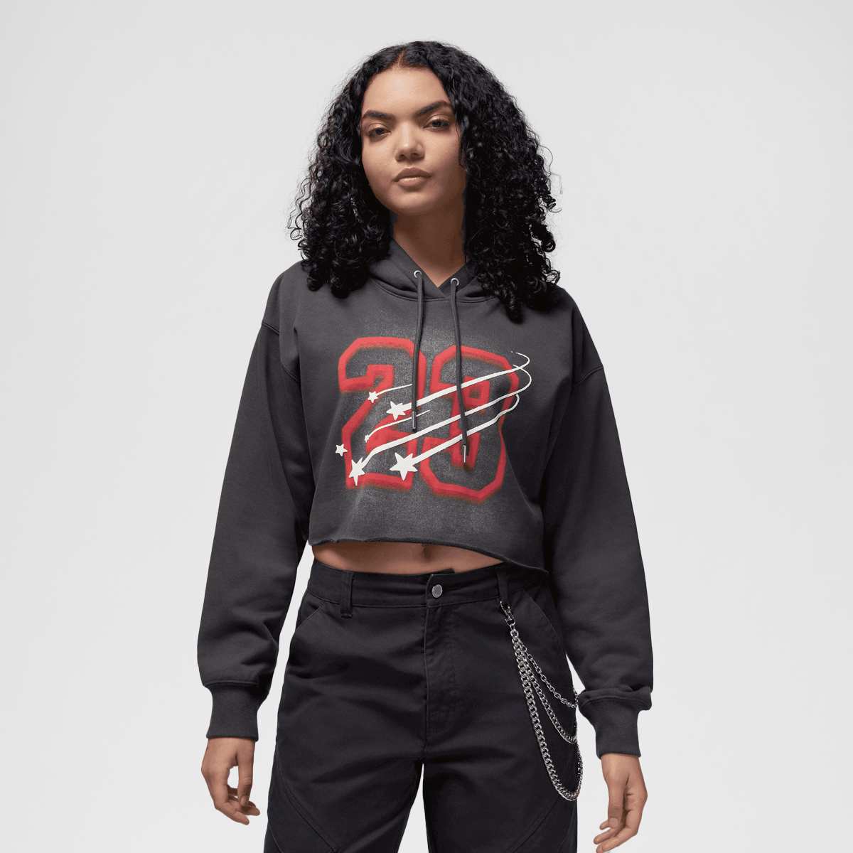Jordan, Flight Fleece Graphics Hoodie, grey