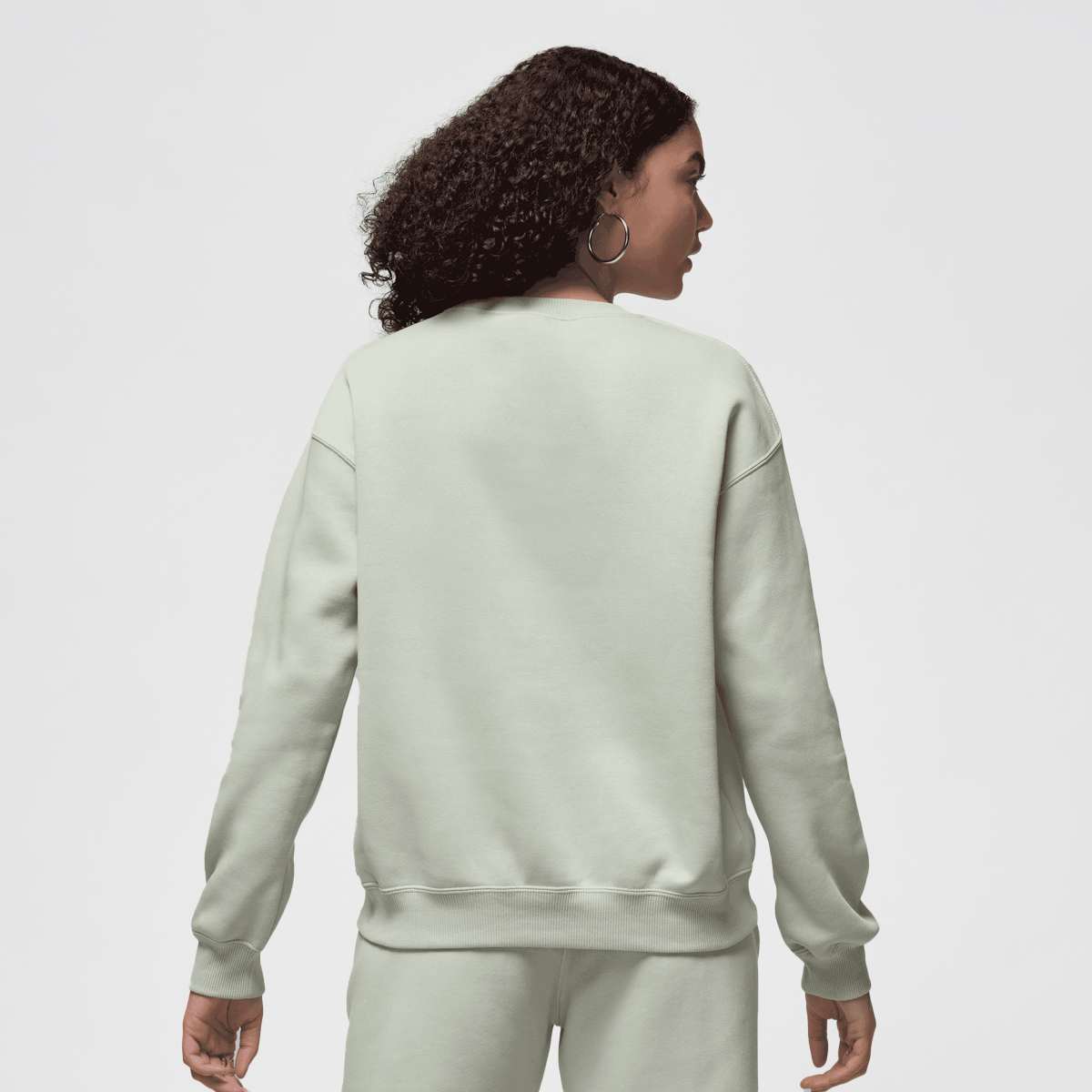 Jordan Brooklyn Fleece Crew Sweatshirt women Hoodies & Sweaters groen Maat XS Kleding