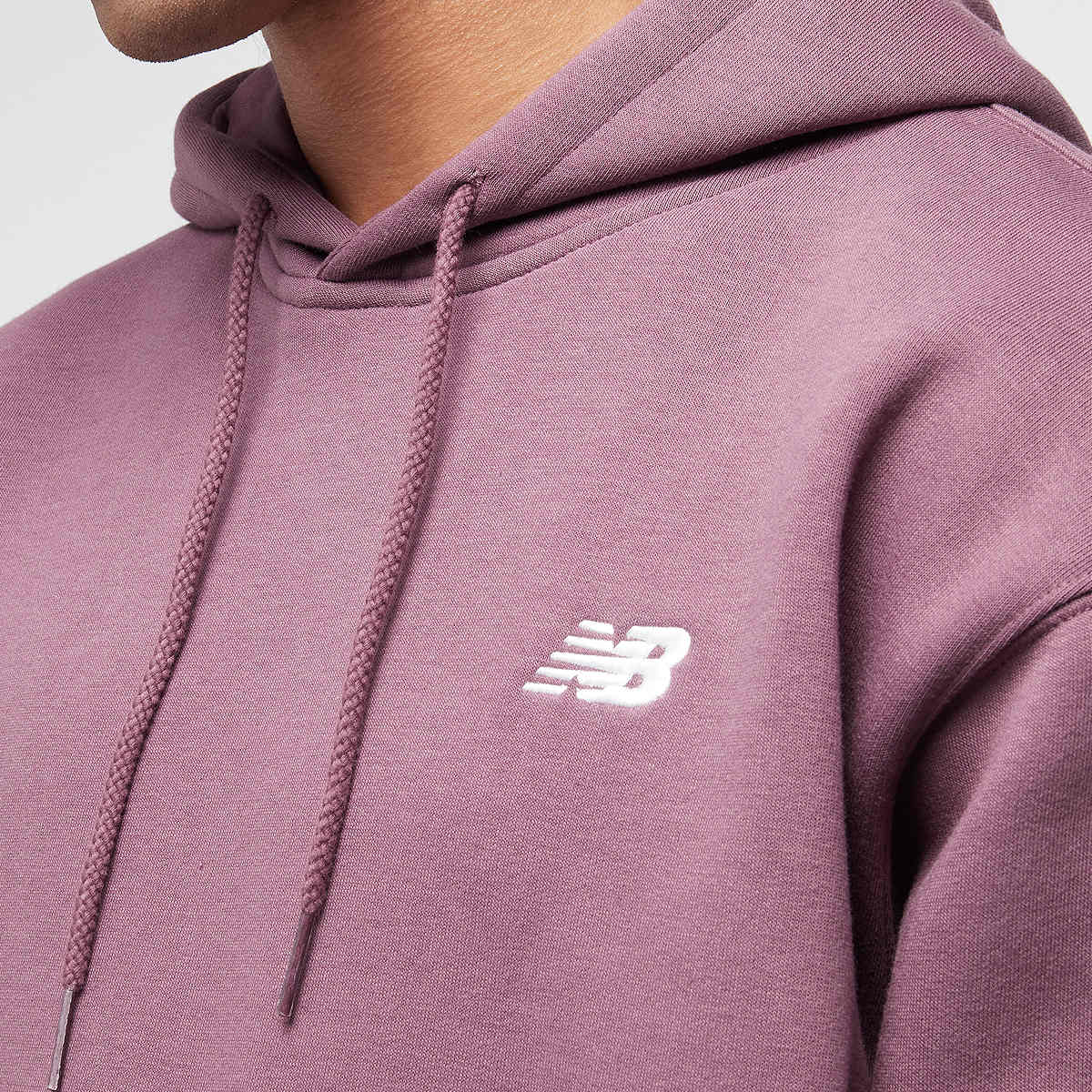 New Balance Sport Essentials Fleece Hoodie men Hoodies & Sweaters roze Maat S Kleding