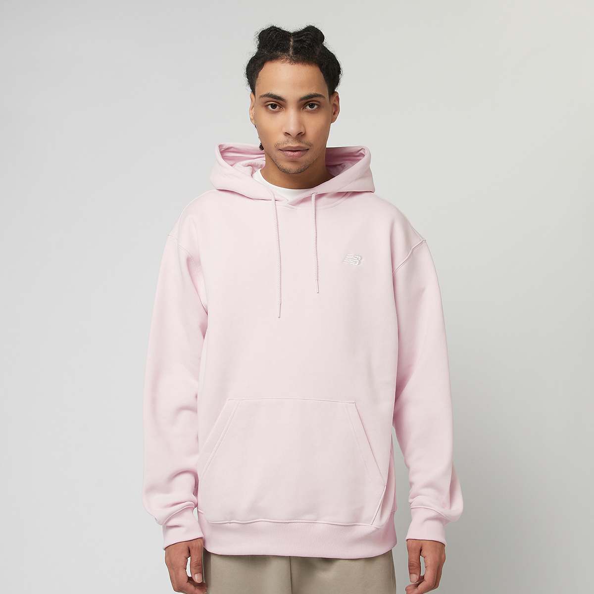 Unselected, New Balance, Sport Essentials Fleece Hoodie, light pink