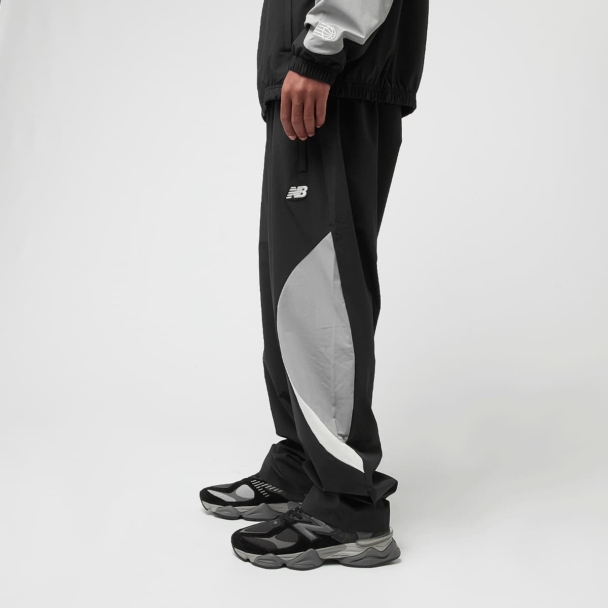 New Balance Woven Track Pant men Trainingsbroeken zwart Maat S Kleding
