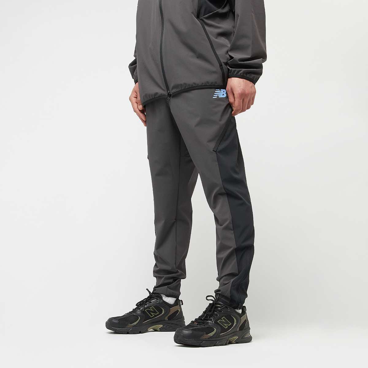 New Balance, Woven Tapered Track Pant, grey