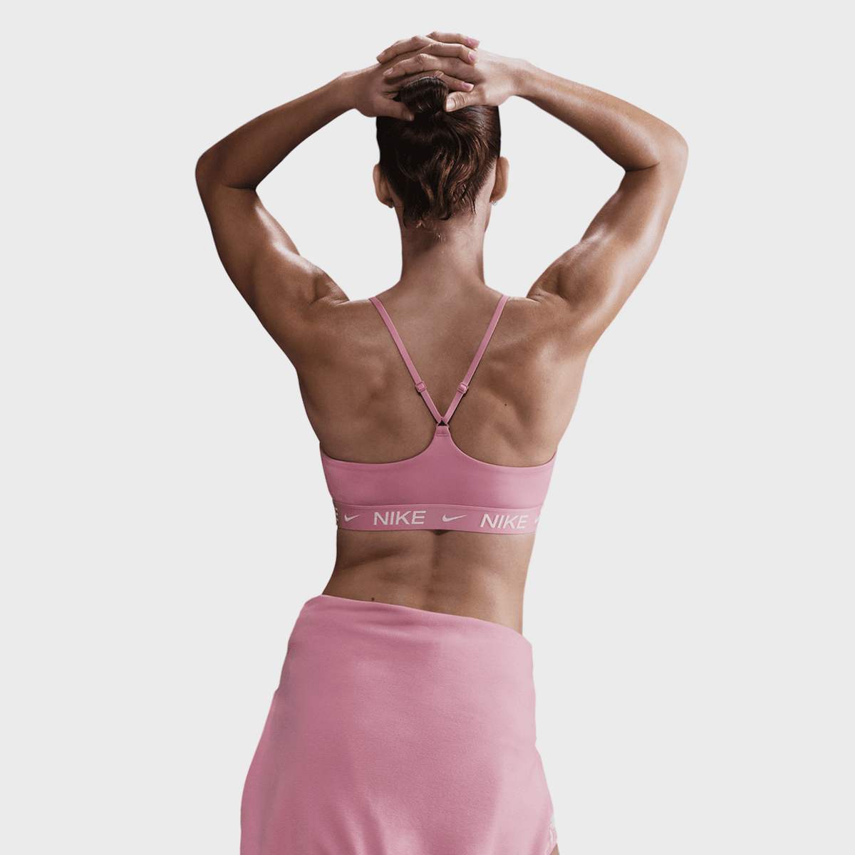 Nike Indy Light Support Bra women Onderbroeken lichtroze Maat XS Kleding