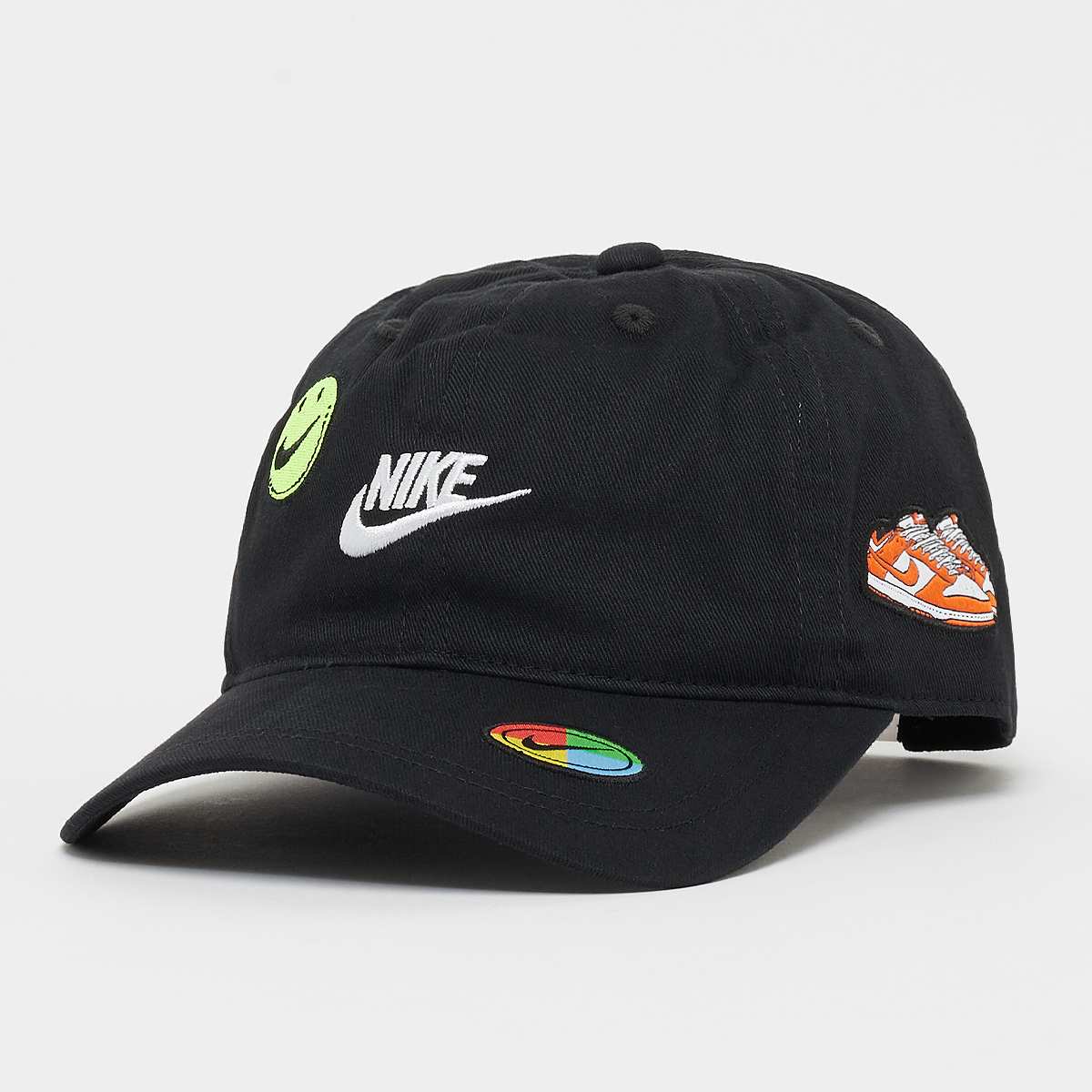 Nike Patch Toss Club Cap Caps in zwart formaten: 4Y-7Y