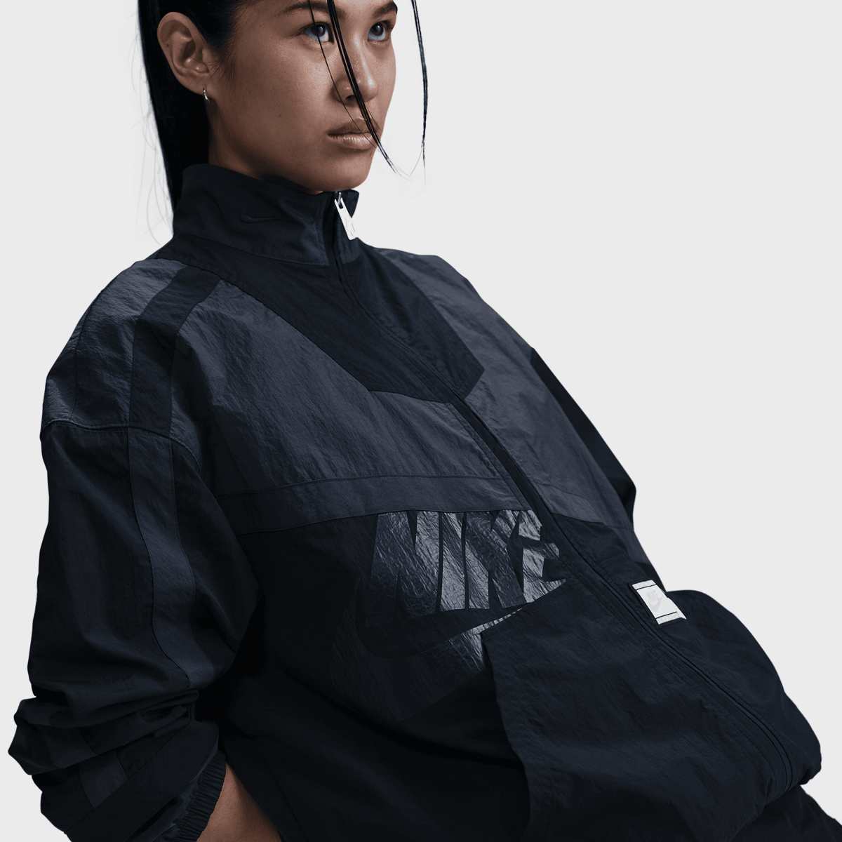 Nike Street Woven Jacket Women Tussenseizoensjassen zwart Maat XS Kleding