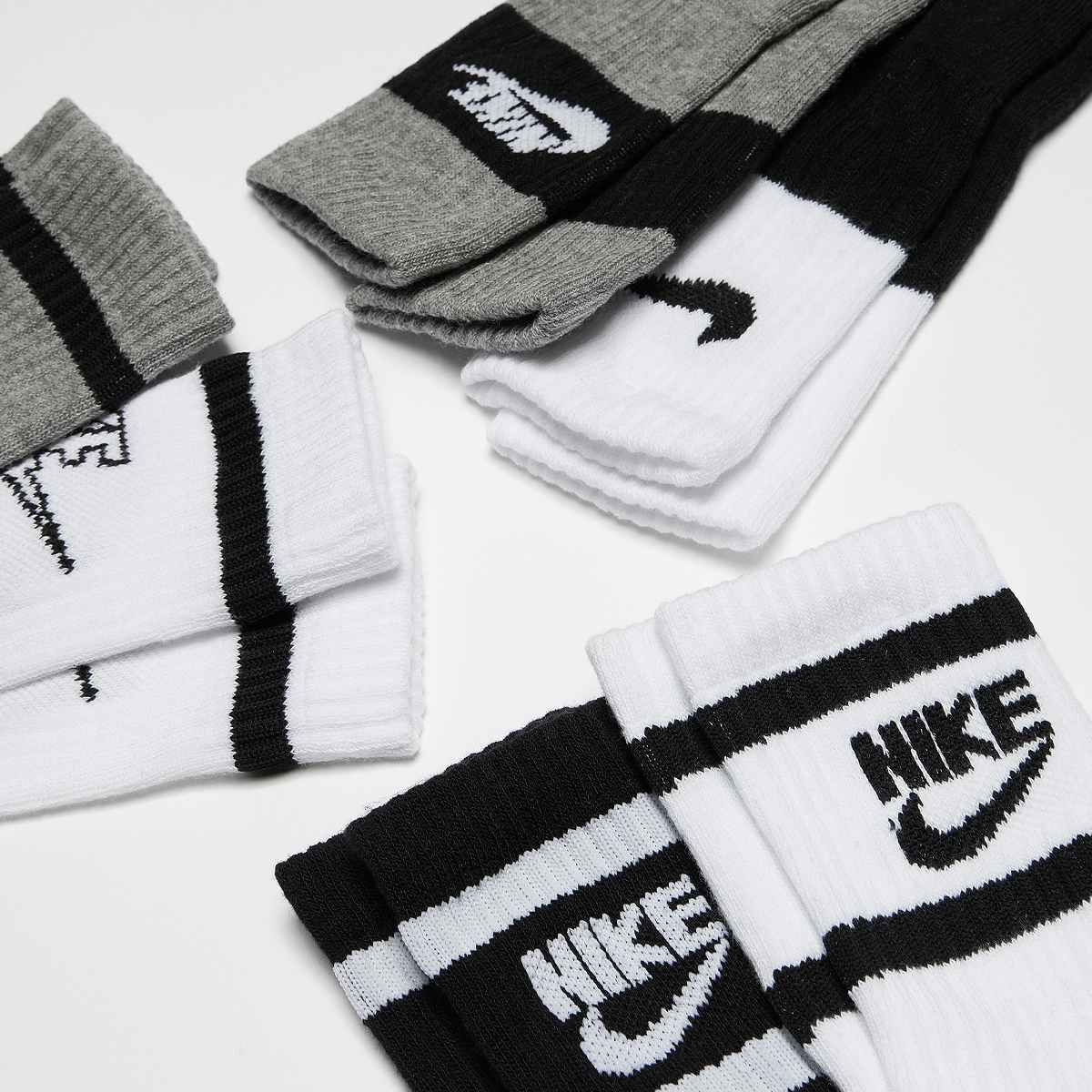 Nike 6 PACK Sportswear Retro Crew Socks unisex Sokken multicolor Maat 4Y-5Y Kleding