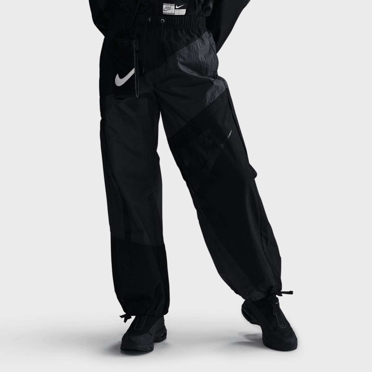 Nike Sportswear Street Woven Pants wo Trainingsbroeken grijs Maat XS Kleding