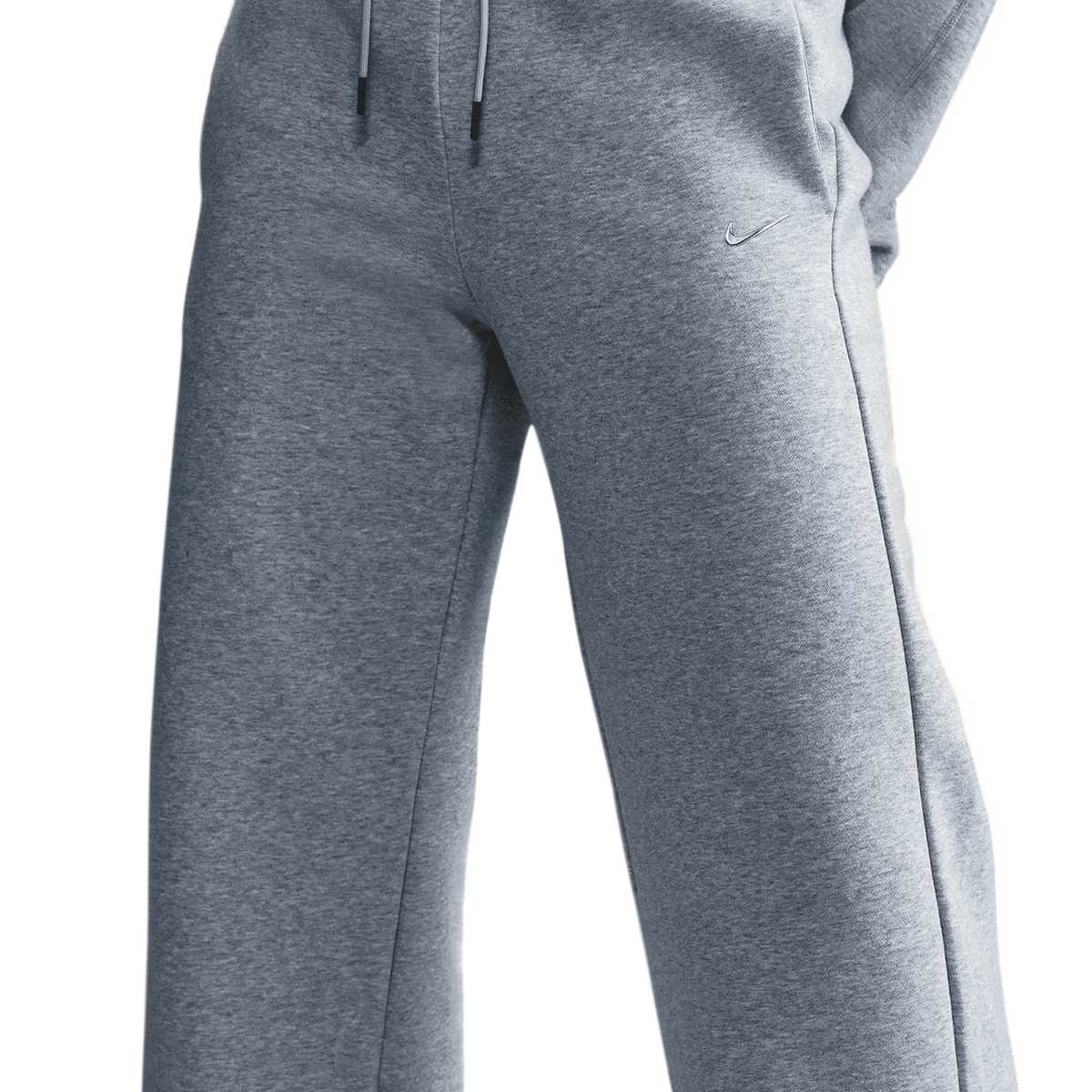 Nike Sportswear Phoenix Fleece High-Waisted Sweatpants women Trainingsbroeken grijs Maat L Kleding