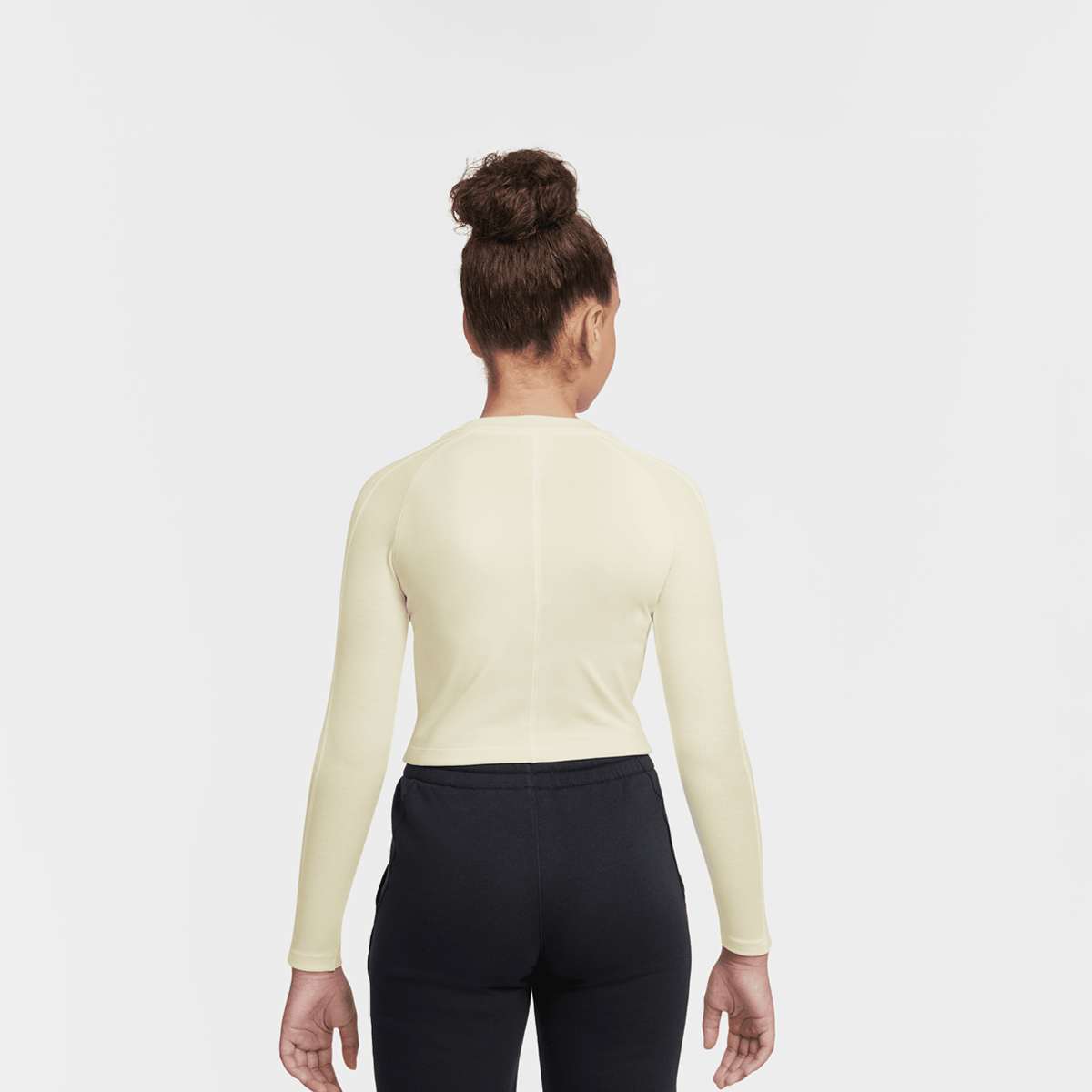 Nike Sportswear Long Sleeve Top Dance unisex Longsleeves beige Kleding
