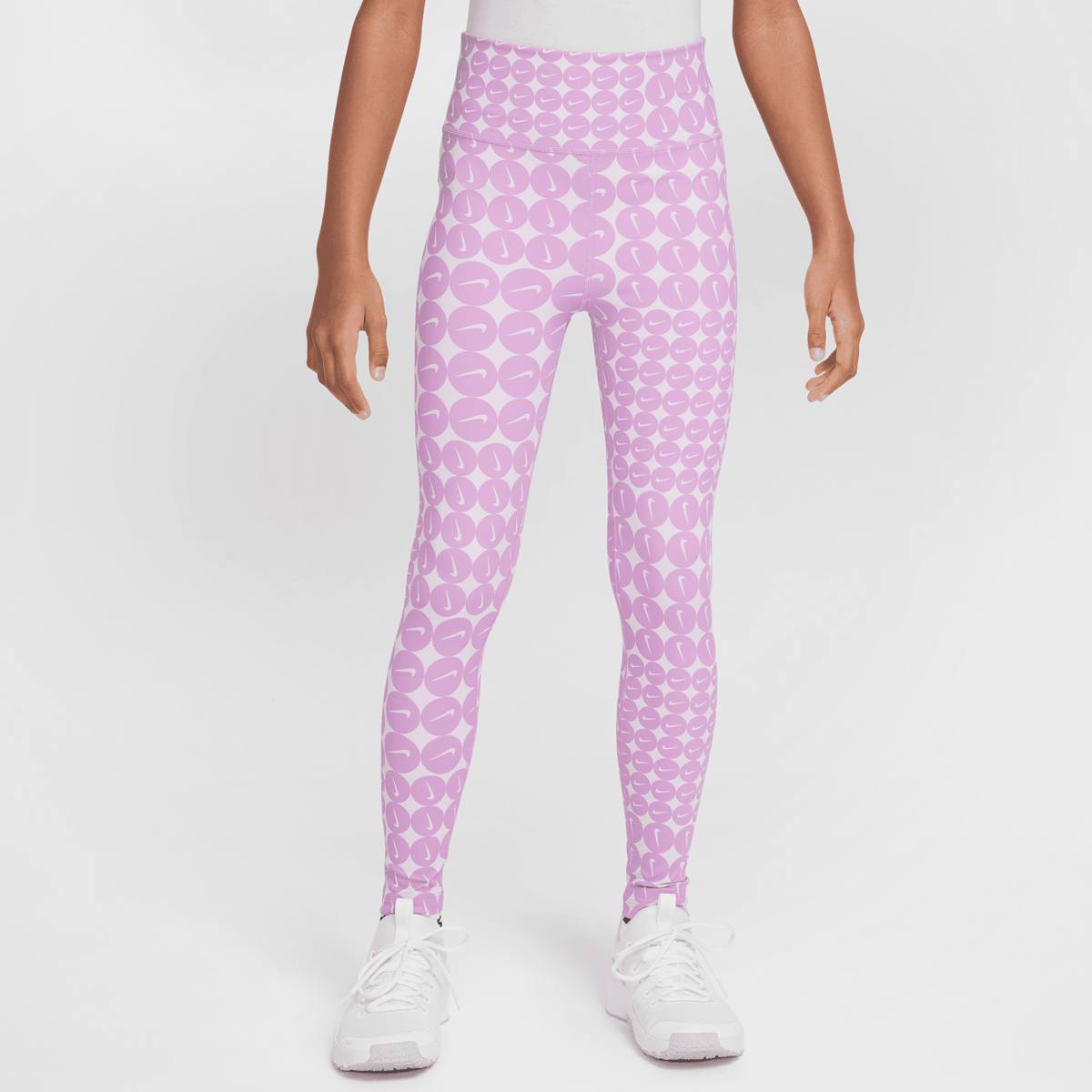 Selected, Nike, One Dri-FIT All Over Print Leggings, purple