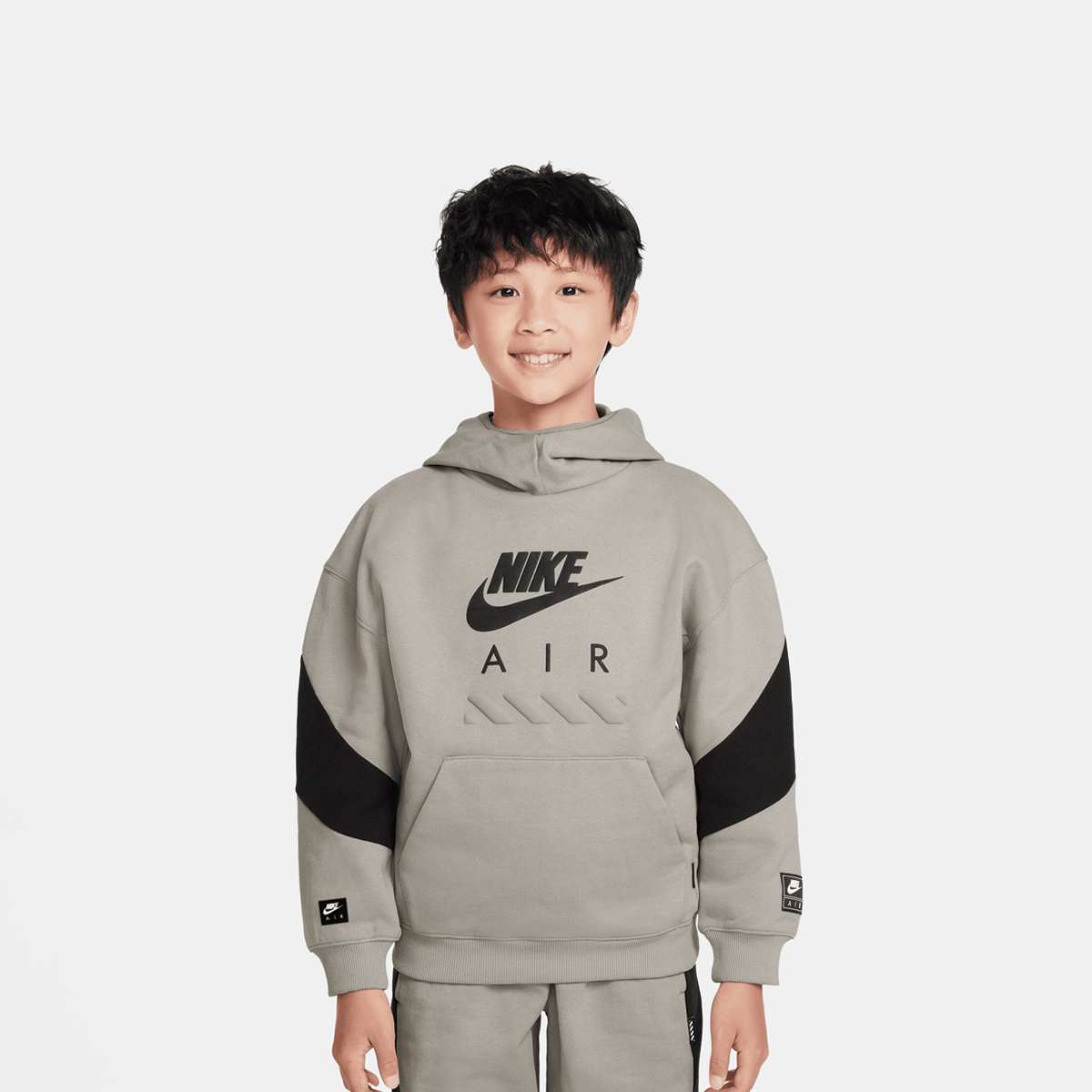 Nike, Air Fleece Hoodie, grey