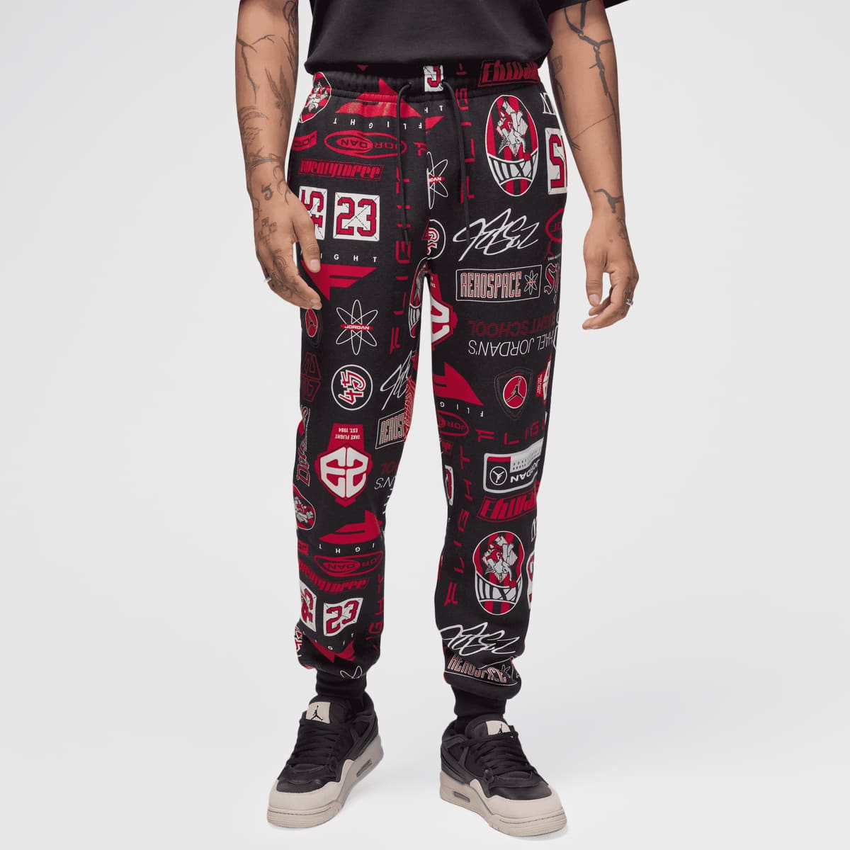 Jordan, Essentials All Over Print Fleece Pants, multi-colour