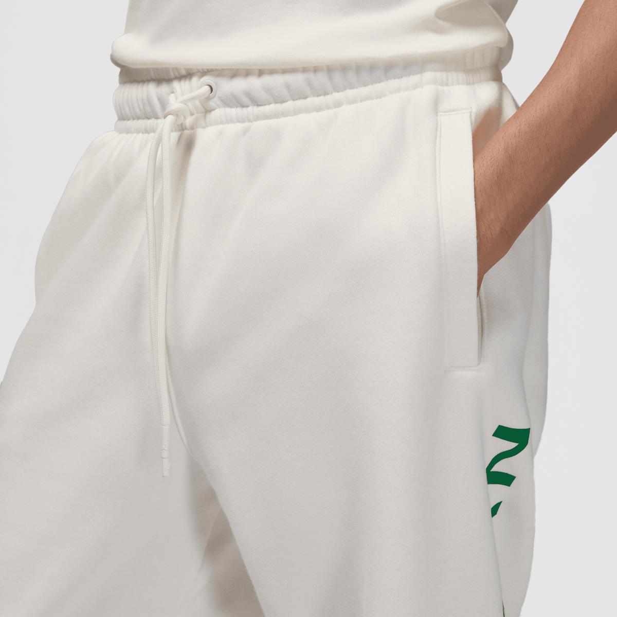 Jordan Essentials Air Fleece Jogger men Trainingsbroeken beige Maat S Kleding