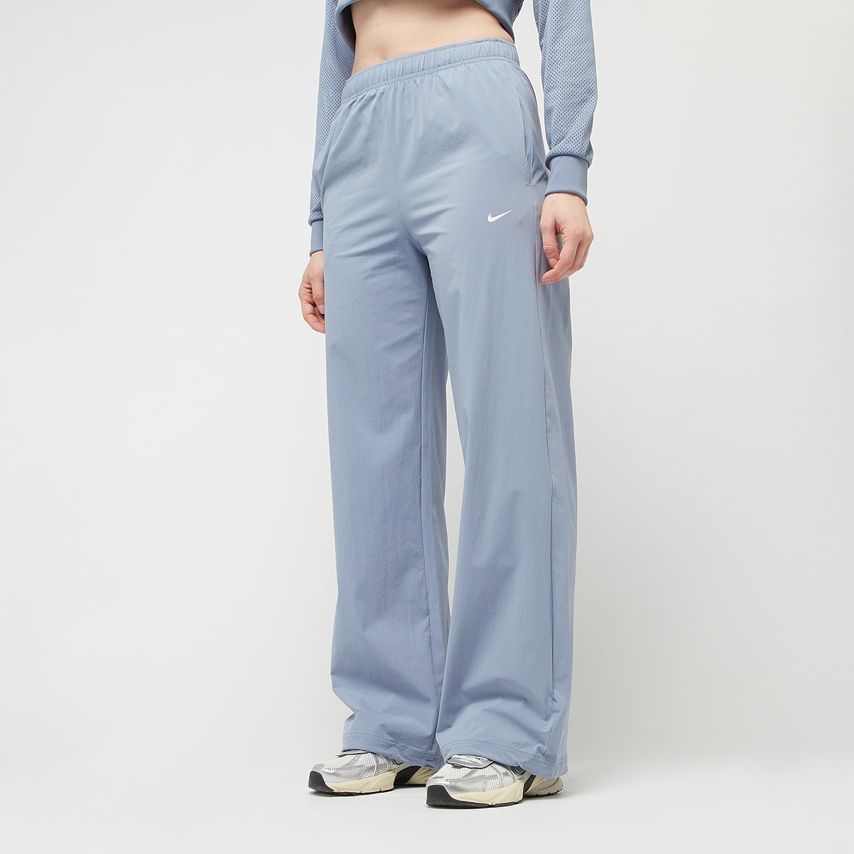 Nike Sportswear Woven Pants wo Trainingsbroeken blauw Maat XS Kleding