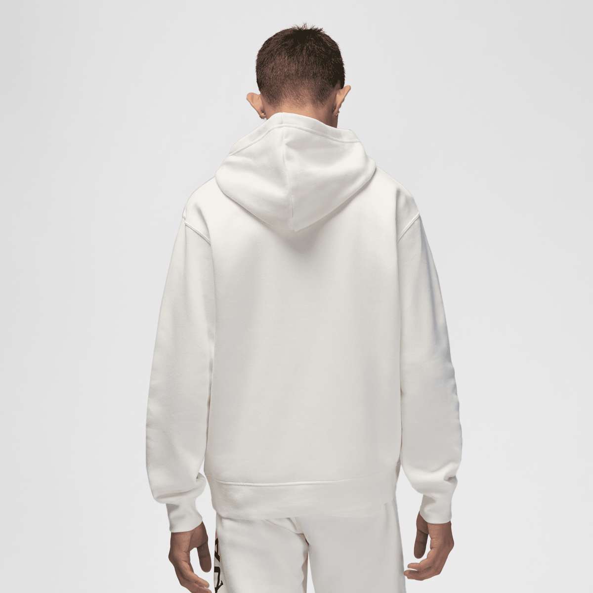 Jordan Essentials Fleece Hoodie men Hoodies & Sweaters beige Maat S Kleding