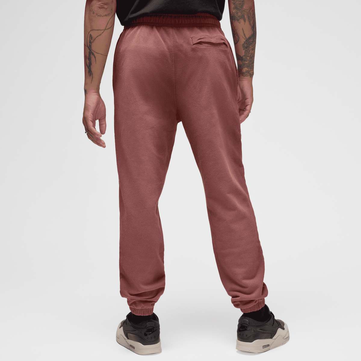 Jordan Flight Washed Fleece Pants men Trainingsbroeken rood Maat S Kleding