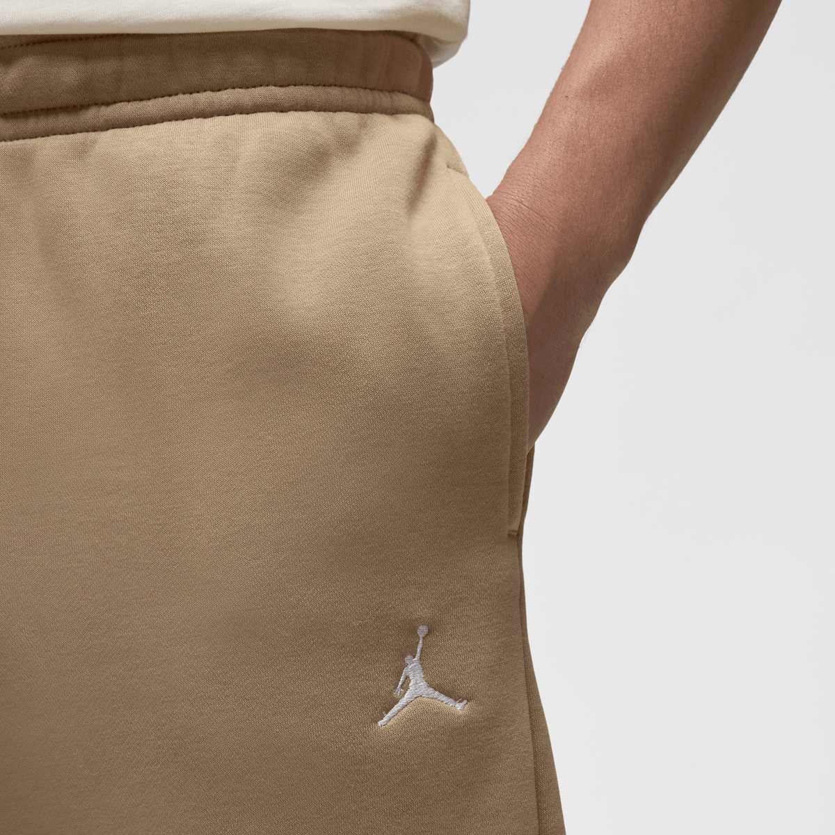 Jordan Brooklyn Fleece Pants men Trainingsbroeken bruin Maat S Kleding
