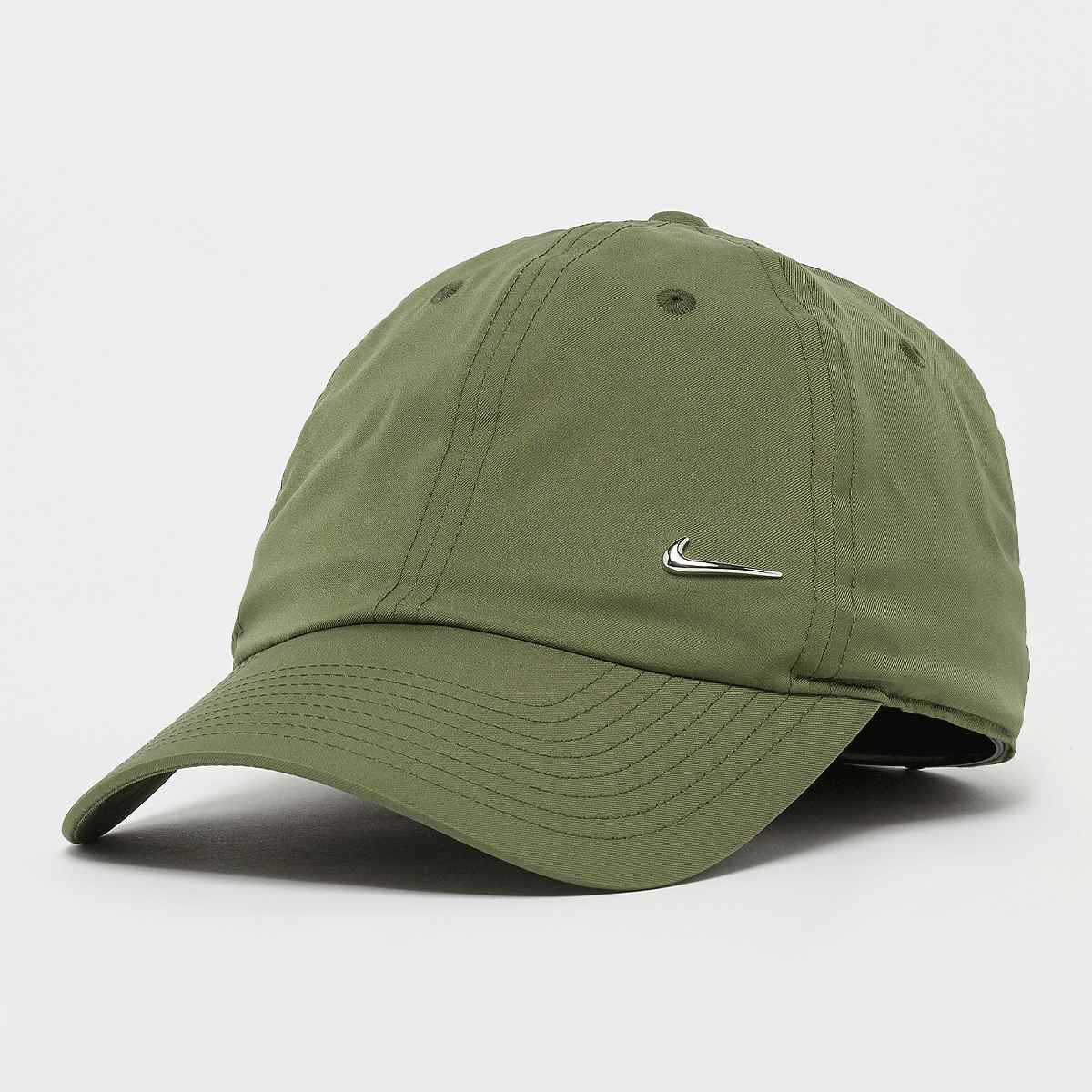Nike Dri-Fit Club Cap Metalswoosh L unisex Caps groen Maat M L Accessoires