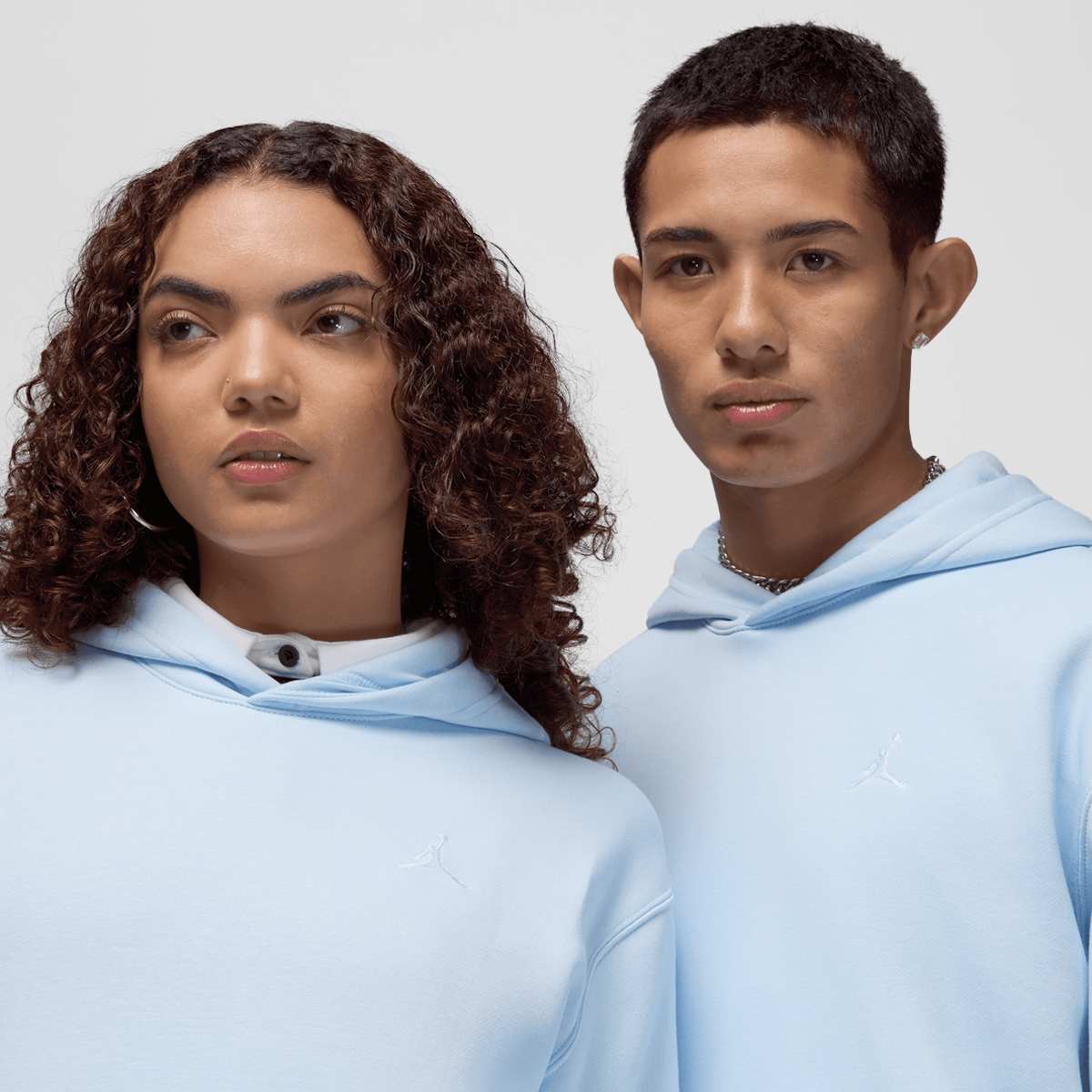 Jordan Brooklyn Fleece Pullover men Hoodies & Sweaters blauw Maat S Kleding