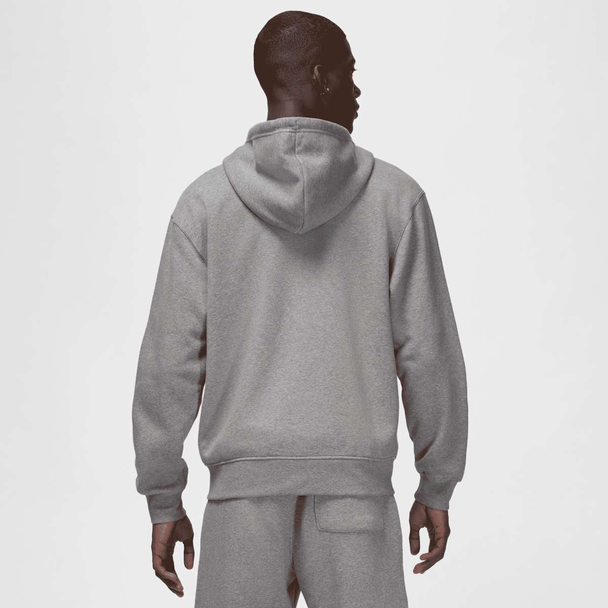 Jordan Brooklyn Fleece Full-Zip Hoodie men Hoodies & Sweaters grijs Maat S Kleding