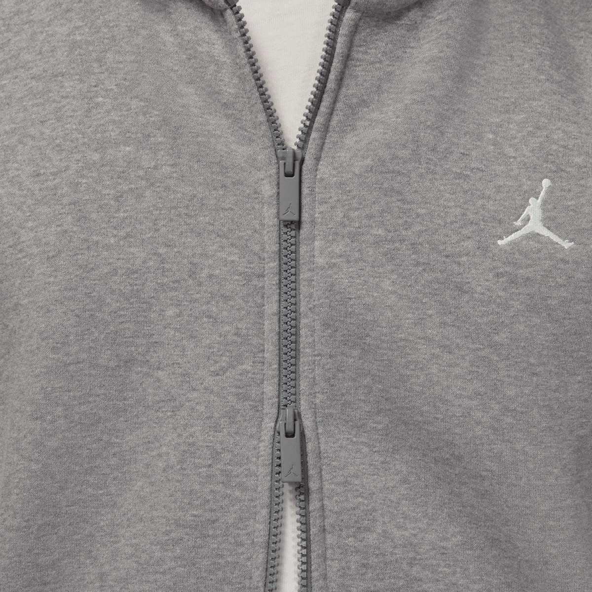 Jordan Brooklyn Fleece Full-Zip Hoodie men Hoodies & Sweaters grijs Maat S Kleding