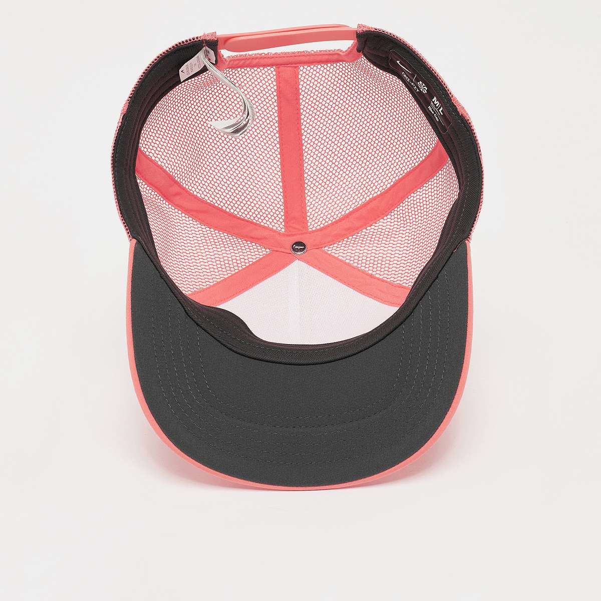 Nike Dri-Fit Rise Cap Big Swoosh unisex Caps lichtroze Maat M L Accessoires