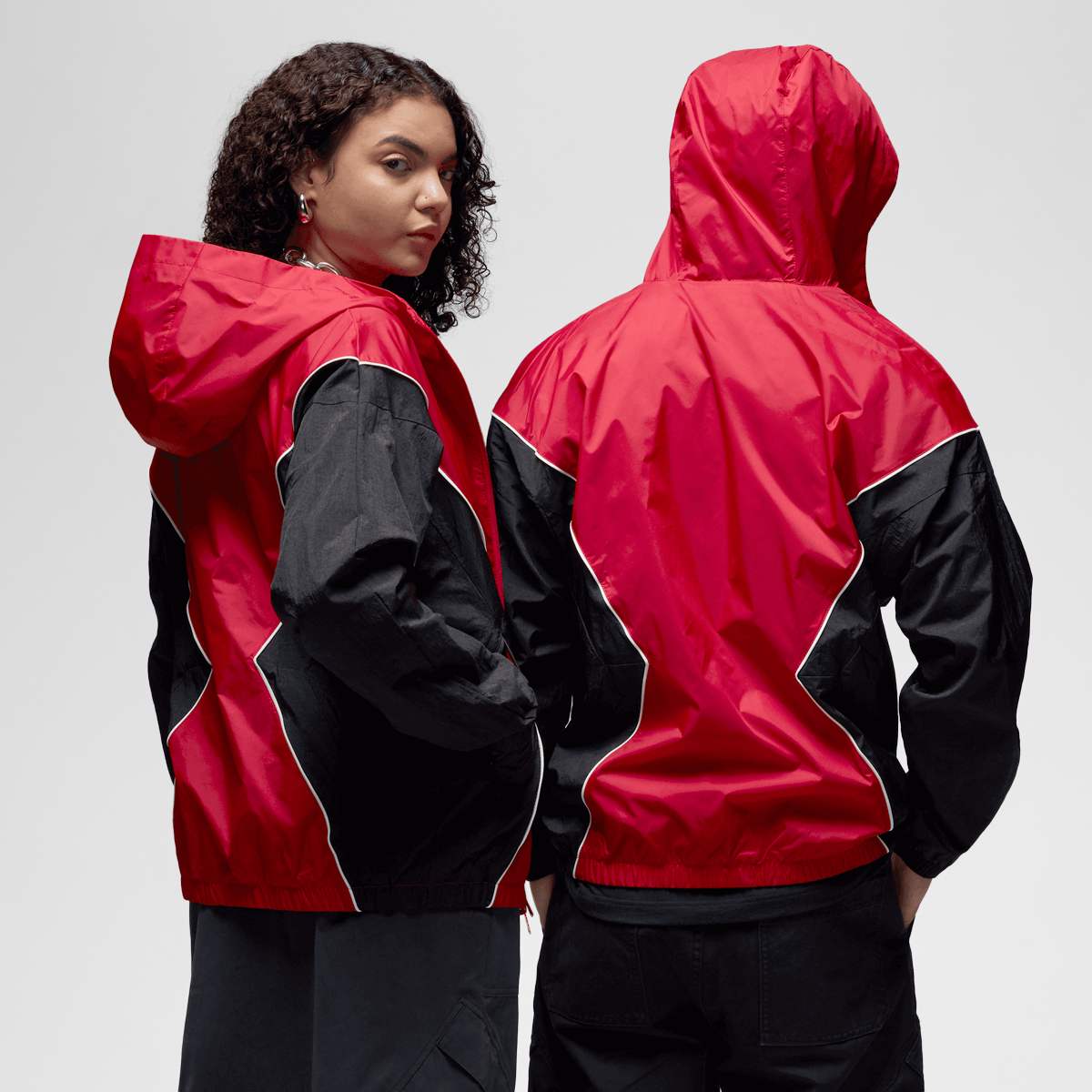 Jordan Essentials Draft Jacket men Trainingspakken rood Maat S Kleding
