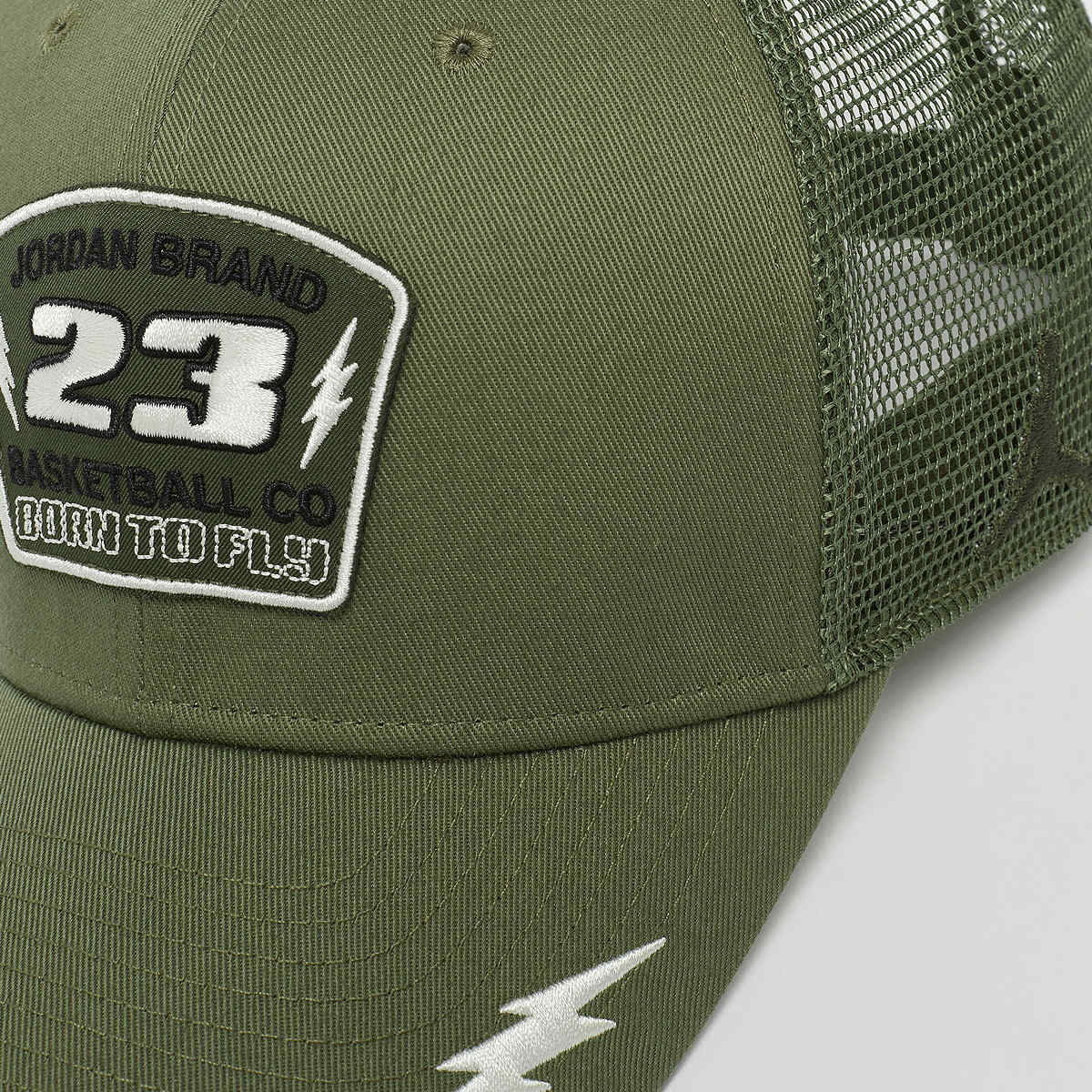Jordan Rise Cap Club Trucker unisex Caps groen Maat S M Accessoires
