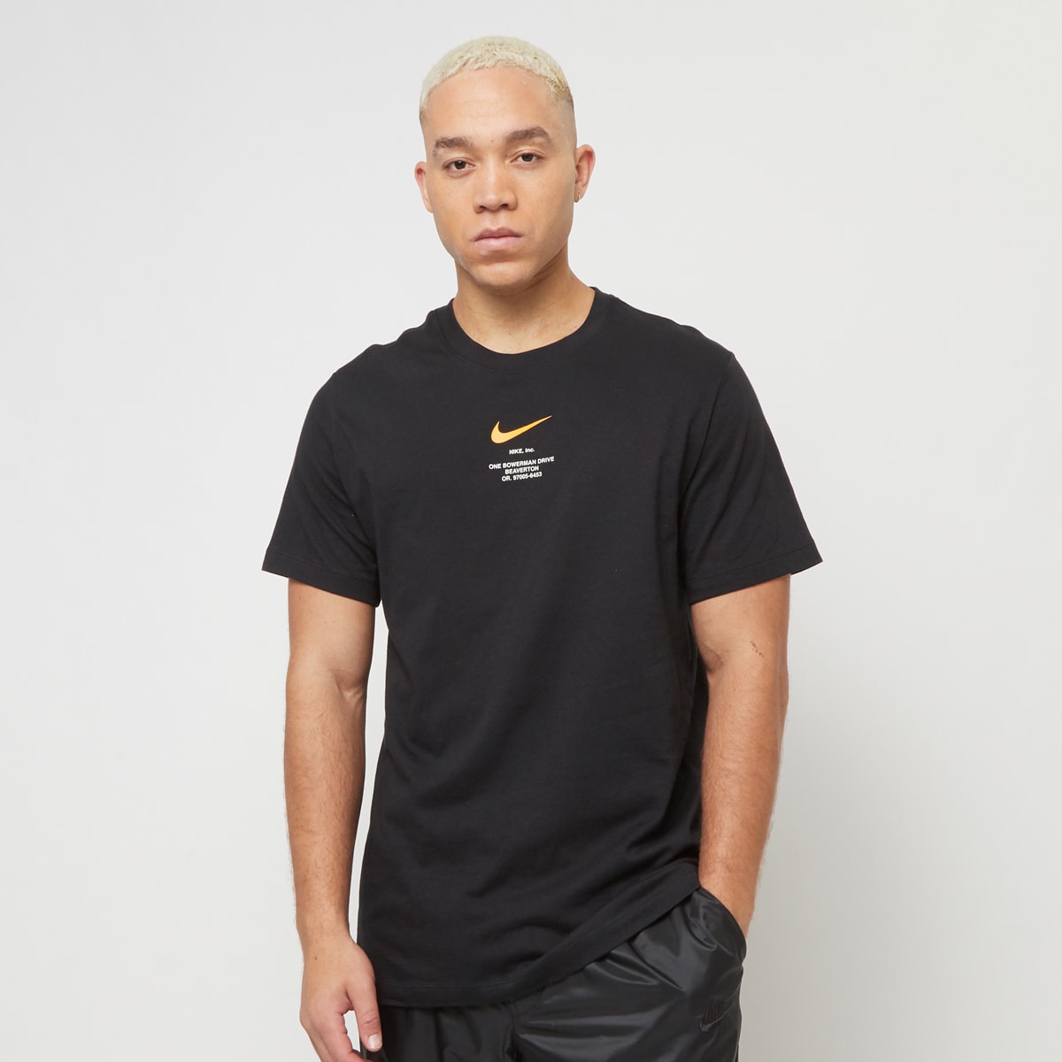 Nike Sportswear Athletic Tee men T-Shirts & Polo's zwart Maat S Kleding