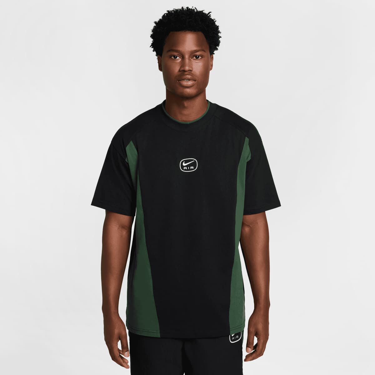 Nike Sportswear Swoosh Air Loose Fit Top men T-Shirts & Polo's zwart Maat XS Kleding