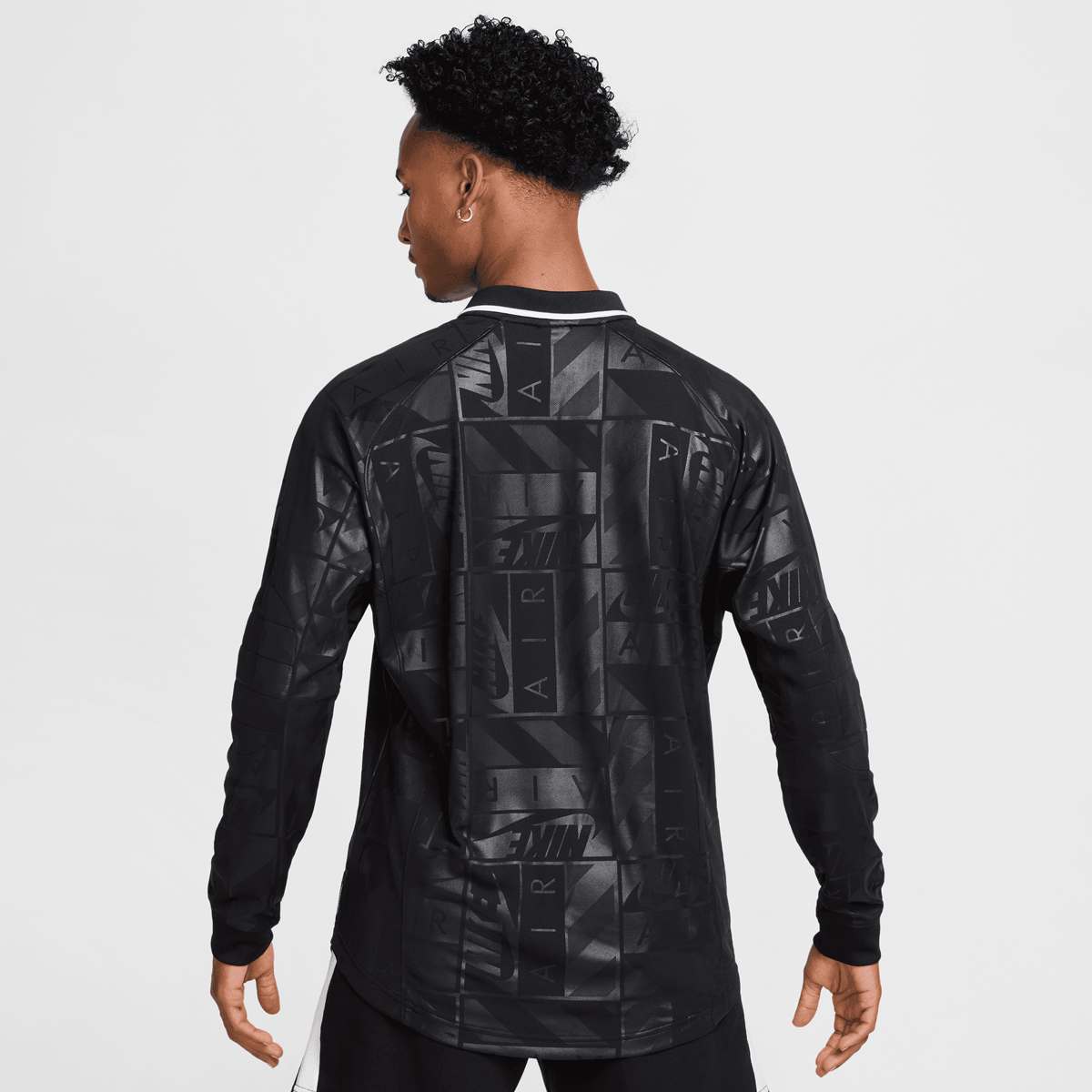 Nike Air Longsleeve Jersey men Longsleeves zwart Maat S Kleding