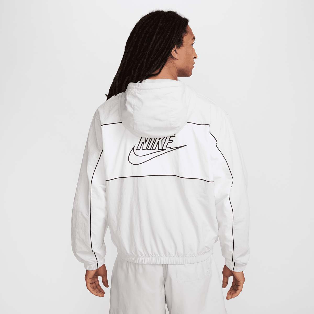 Nike Club Athlete Hooded Jacket men Trainingspakken grijs Maat S Kleding