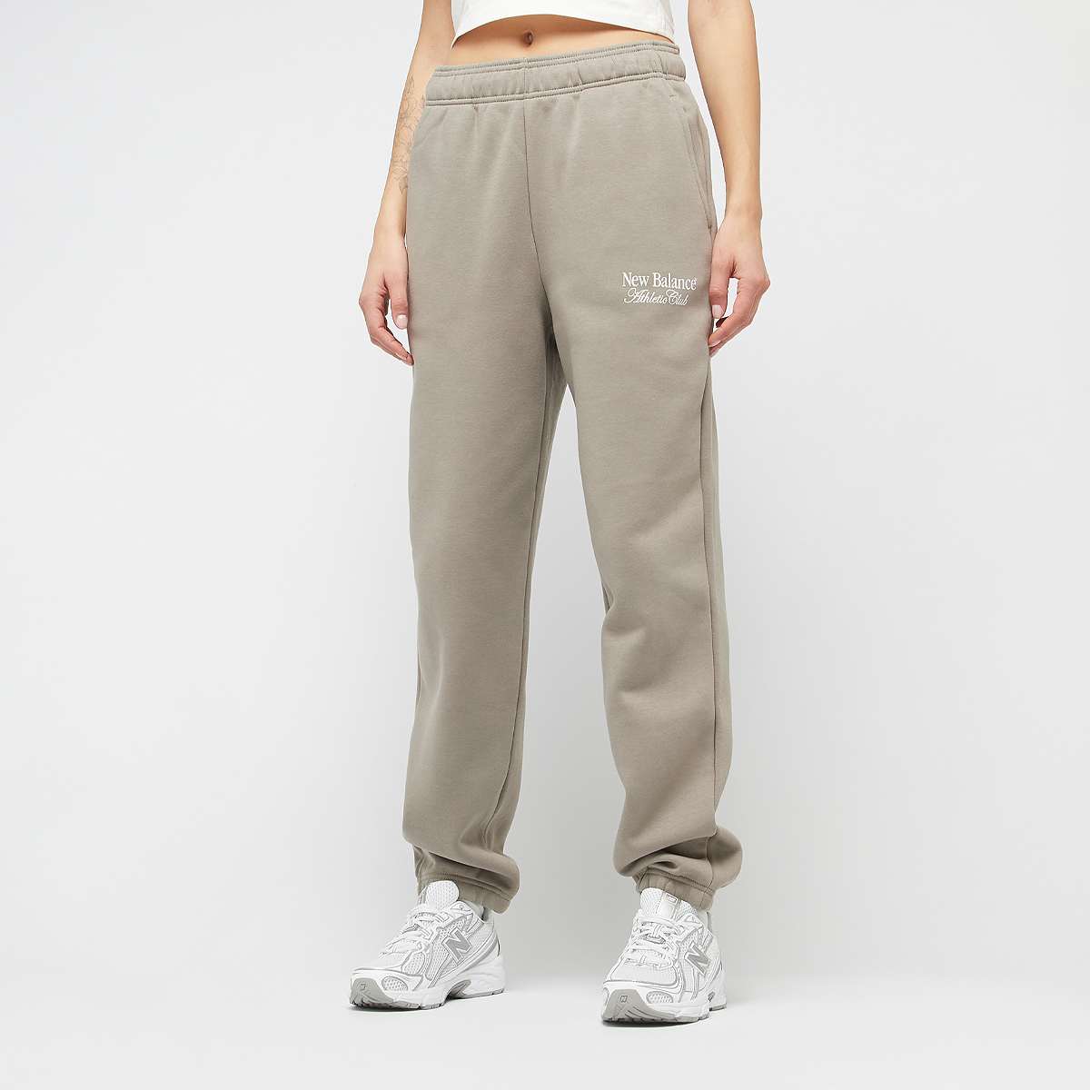 New Balance, Linear Fleece Jogger, beige