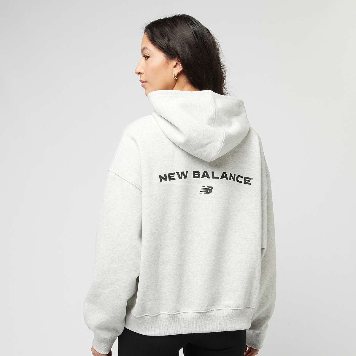 New Balance, Reimagined Fleece Hoodie, grey