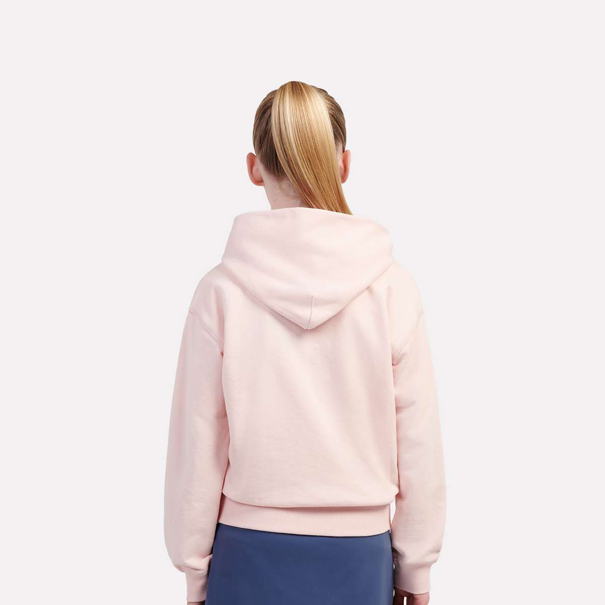 New Balance French Terry Small Logo Hoodie unisex Hoodies & Sweaters lichtroze Kleding