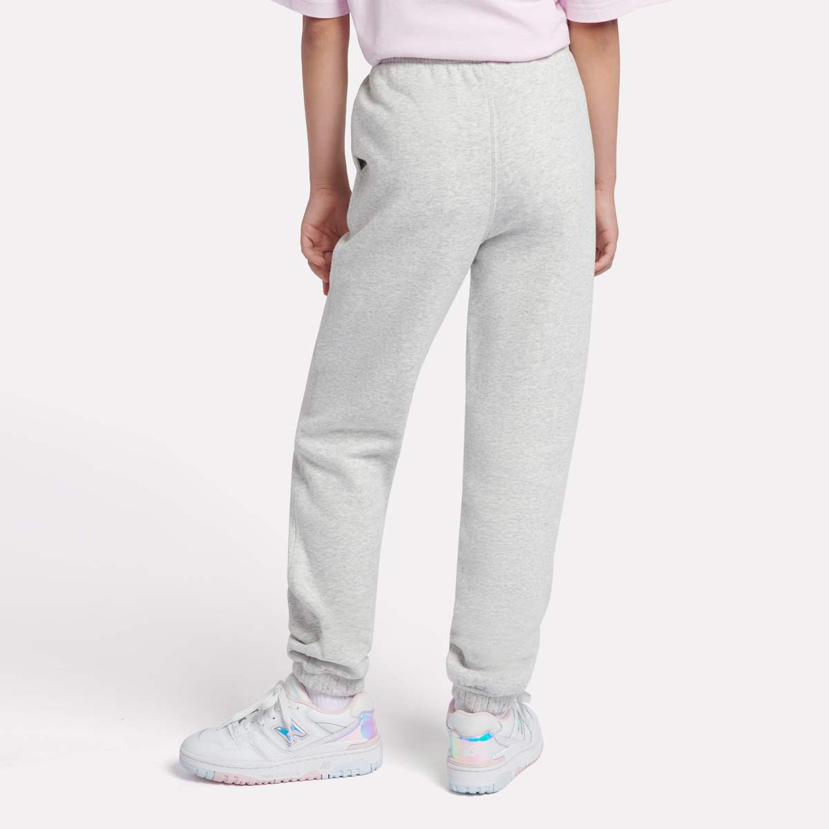 New Balance French Terry Small Logo Jogger unisex Trainingsbroeken grijs Kleding